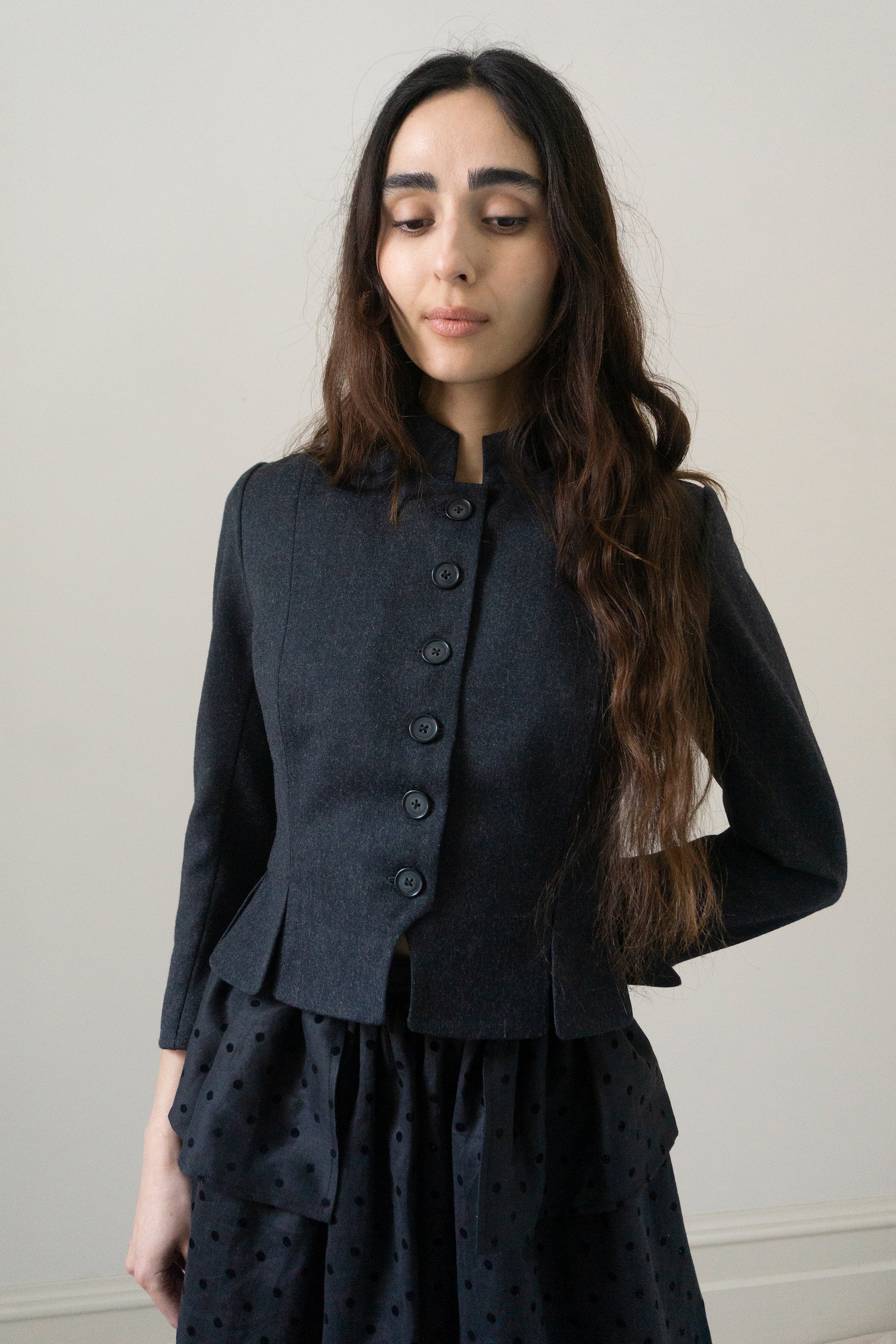 Elspeth Jacket - Graphite Wool