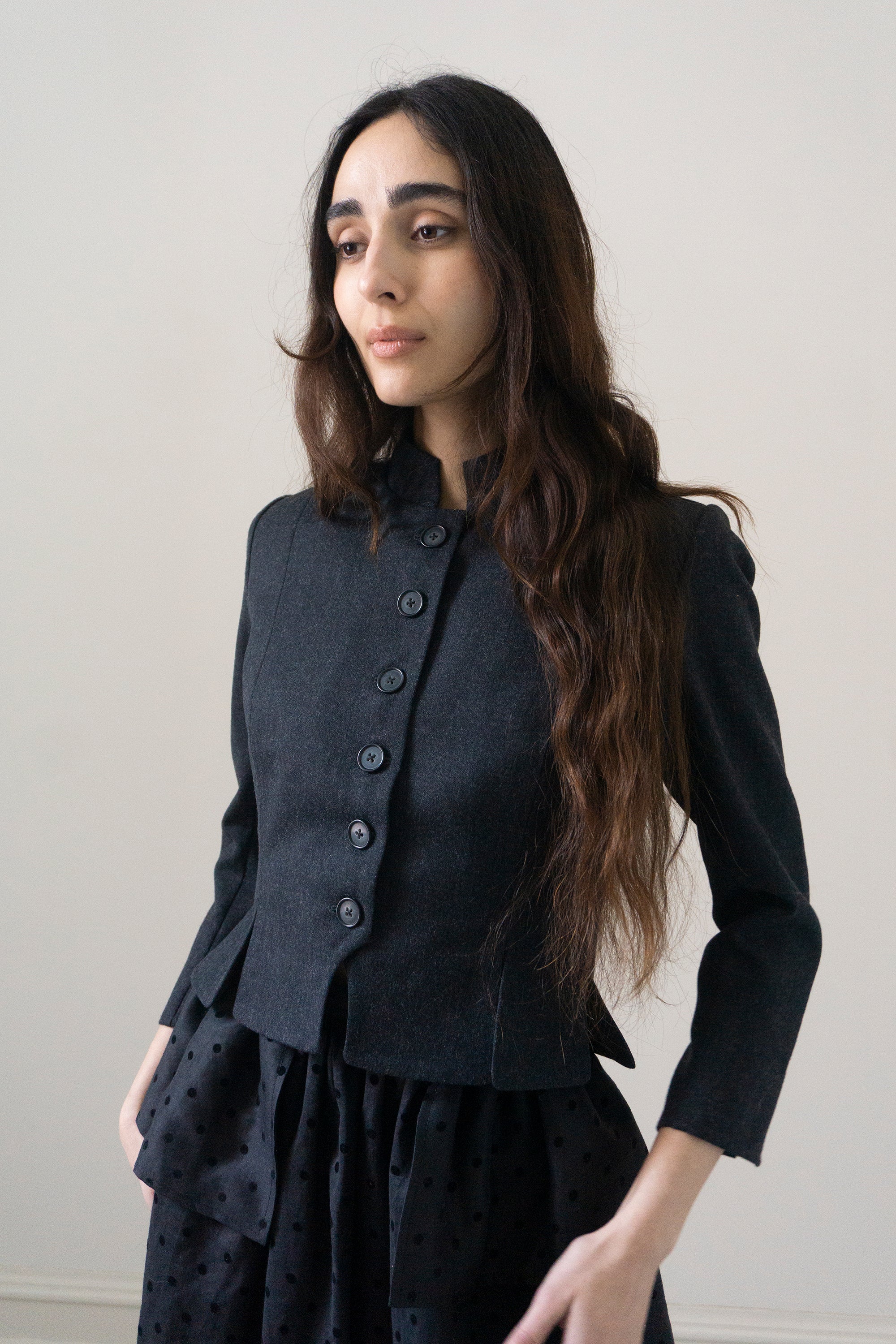 Elspeth Jacket - Graphite Wool