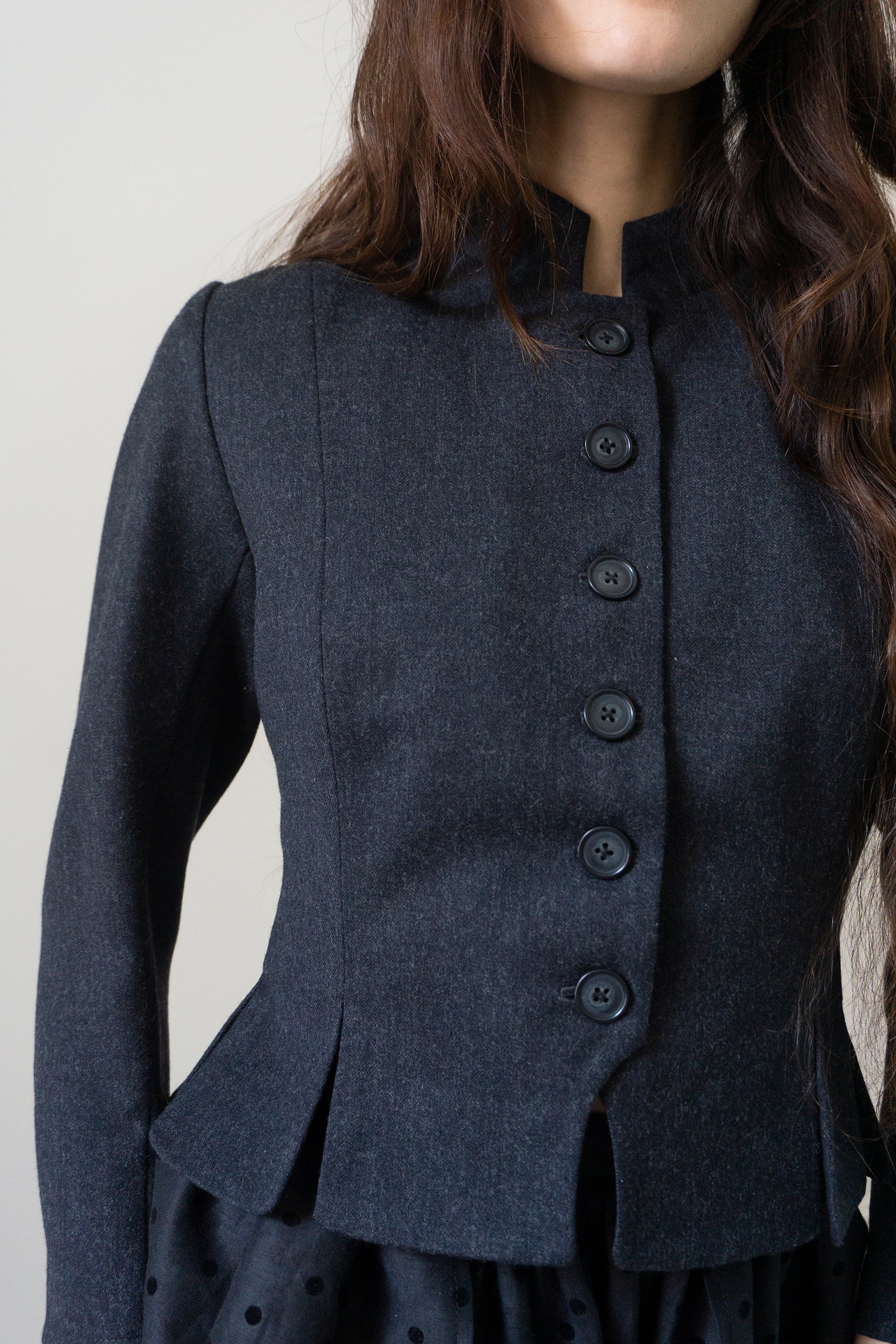 Elspeth Jacket - Graphite Wool