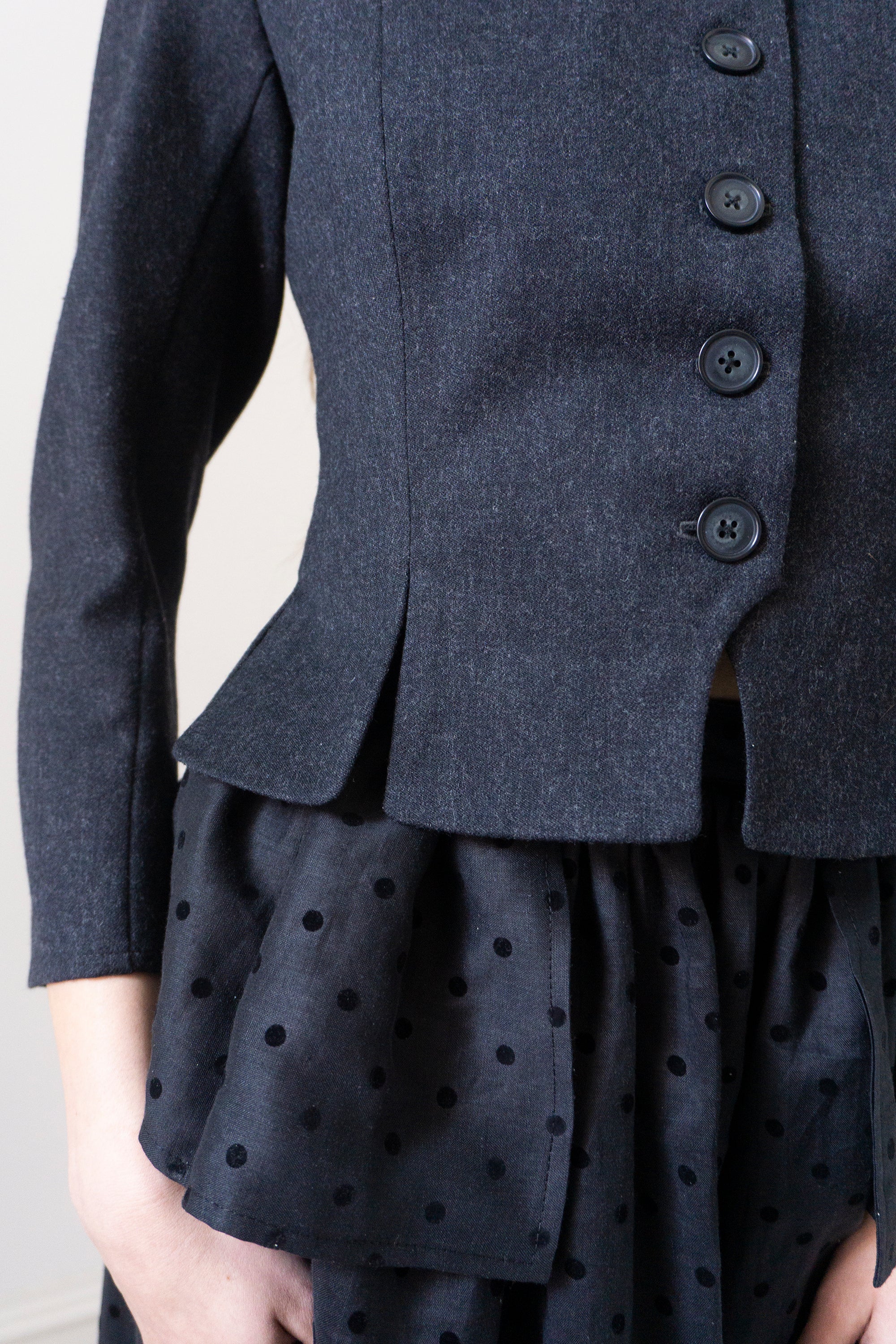 Elspeth Jacket - Graphite Wool