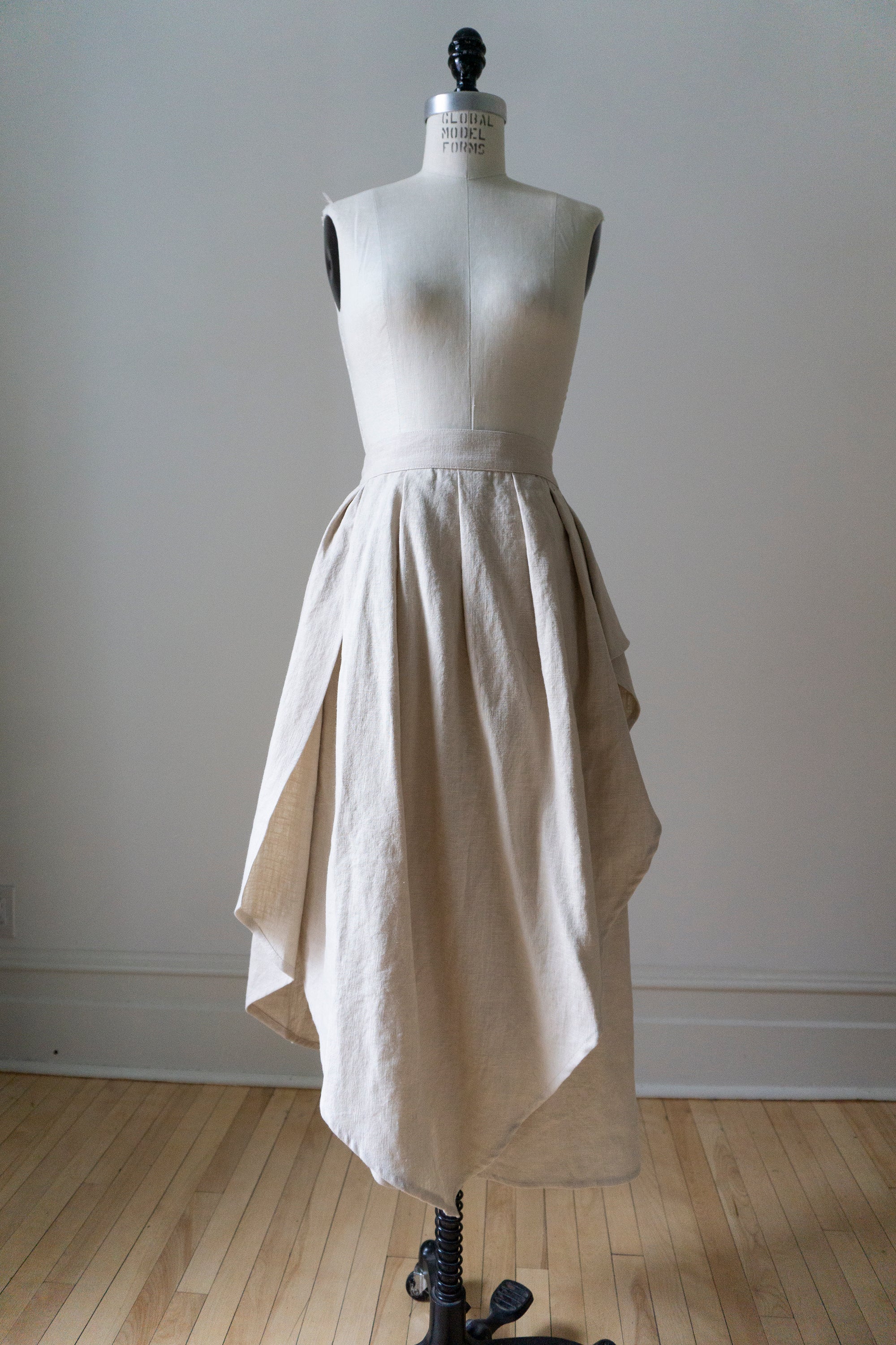 Fenna Linen Skirt- Chalk (SIZE S)