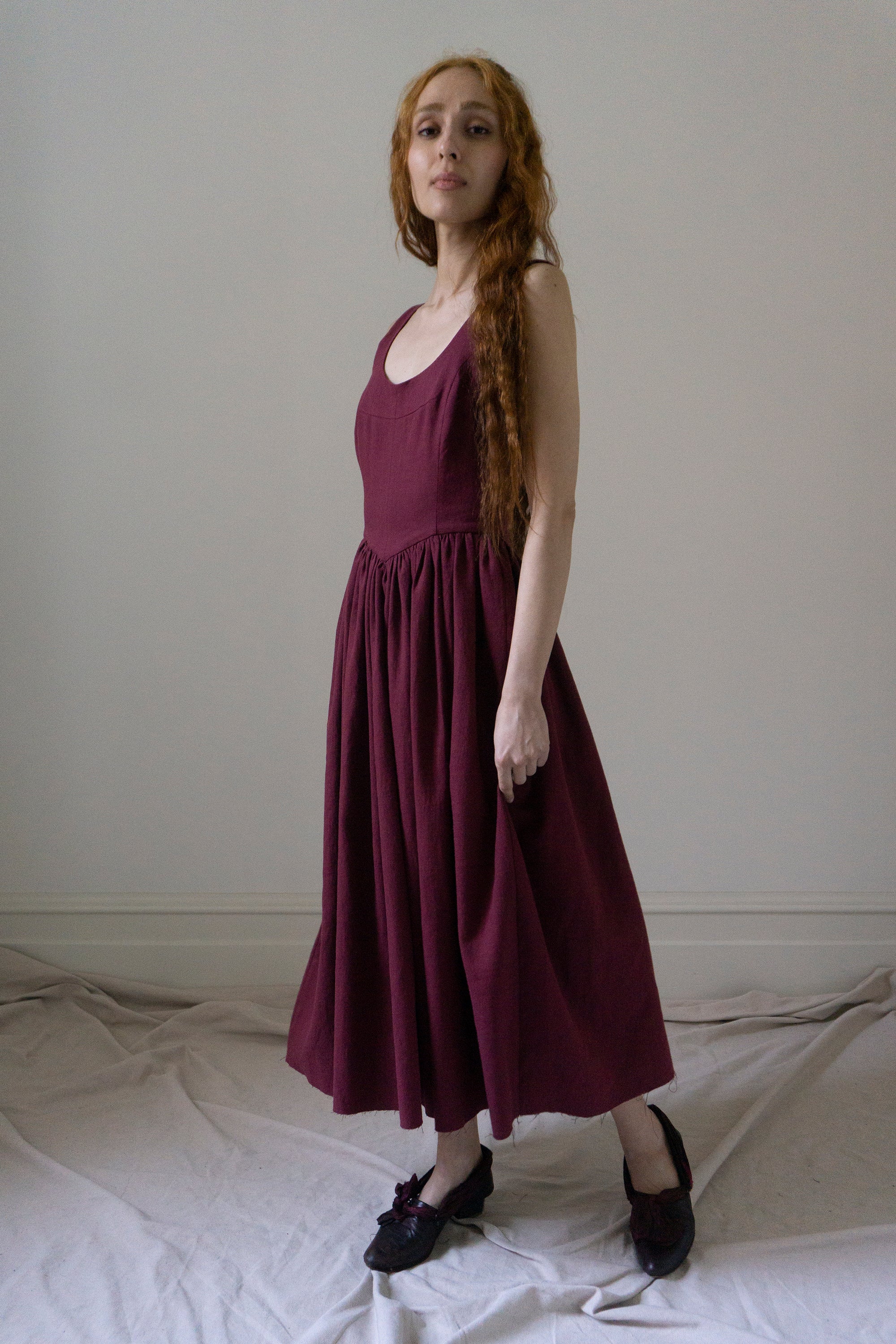 Hemlock Dress - Burgundy