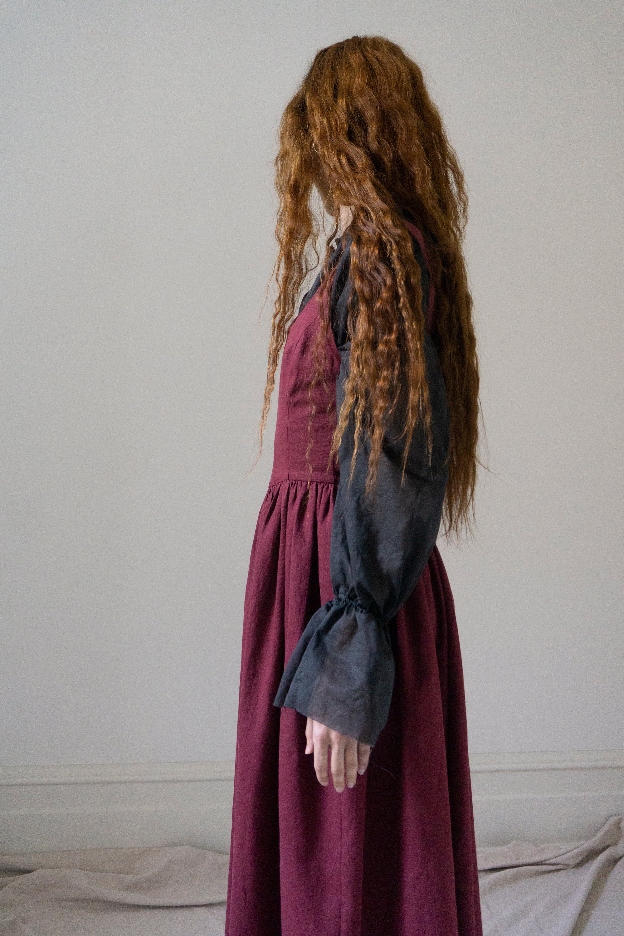Lowena Blouse - Black Voile