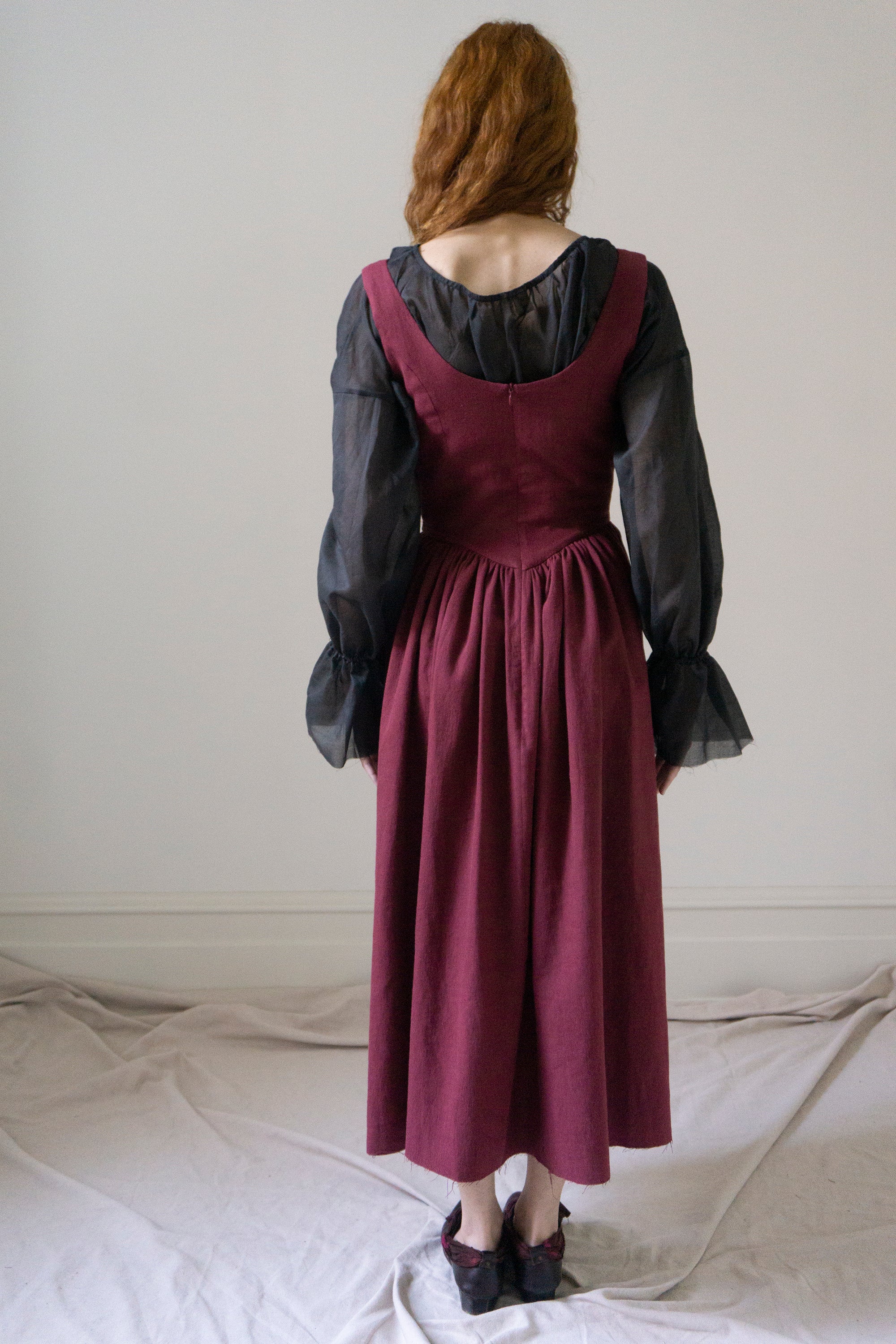 Lowena Blouse - Black Voile