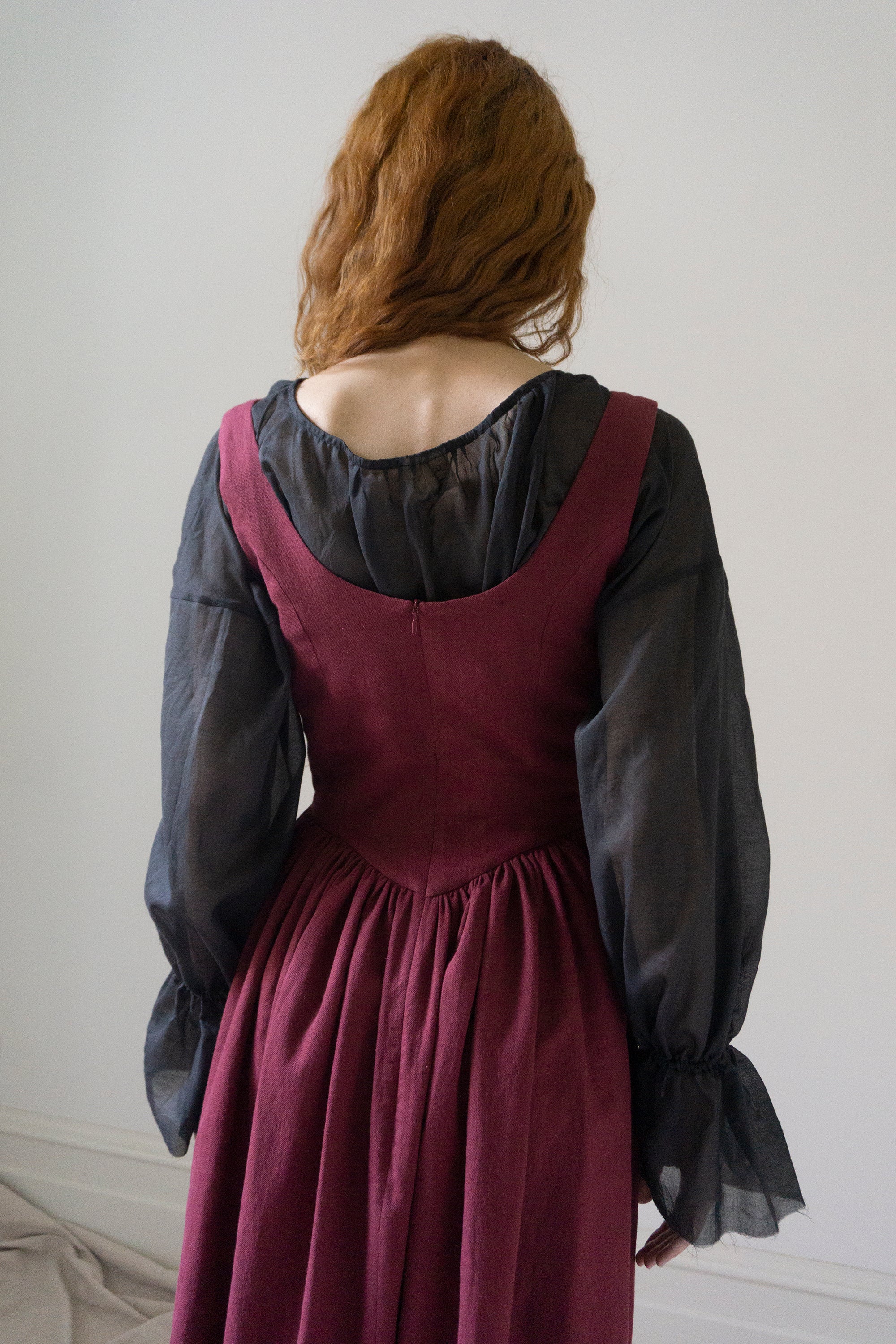 Lowena Blouse - Black Voile