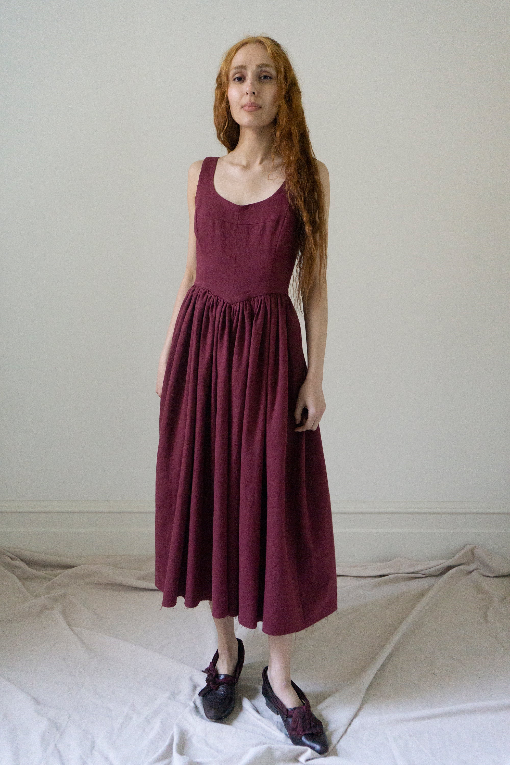 Hemlock Dress - Burgundy