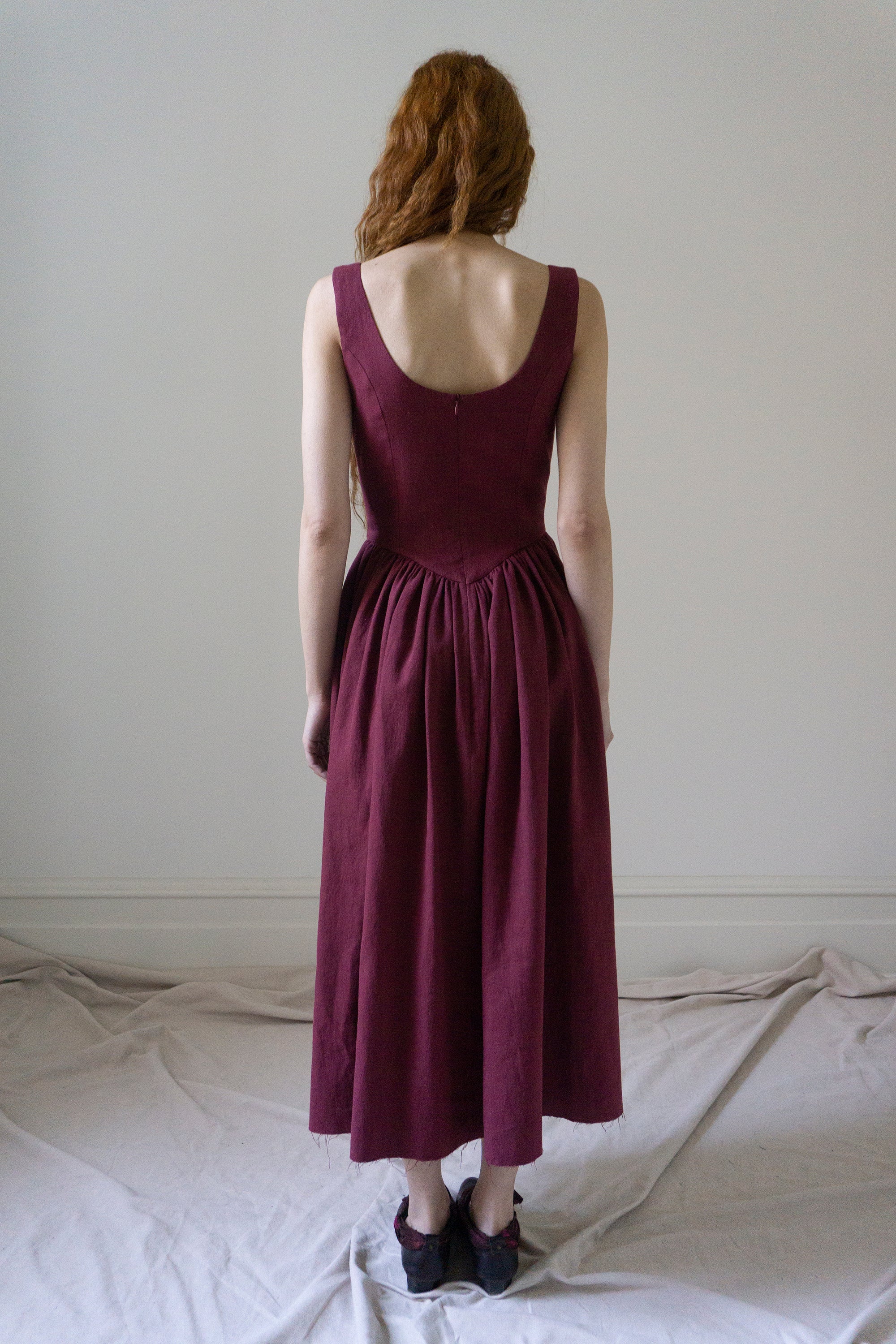 Hemlock Dress - Burgundy