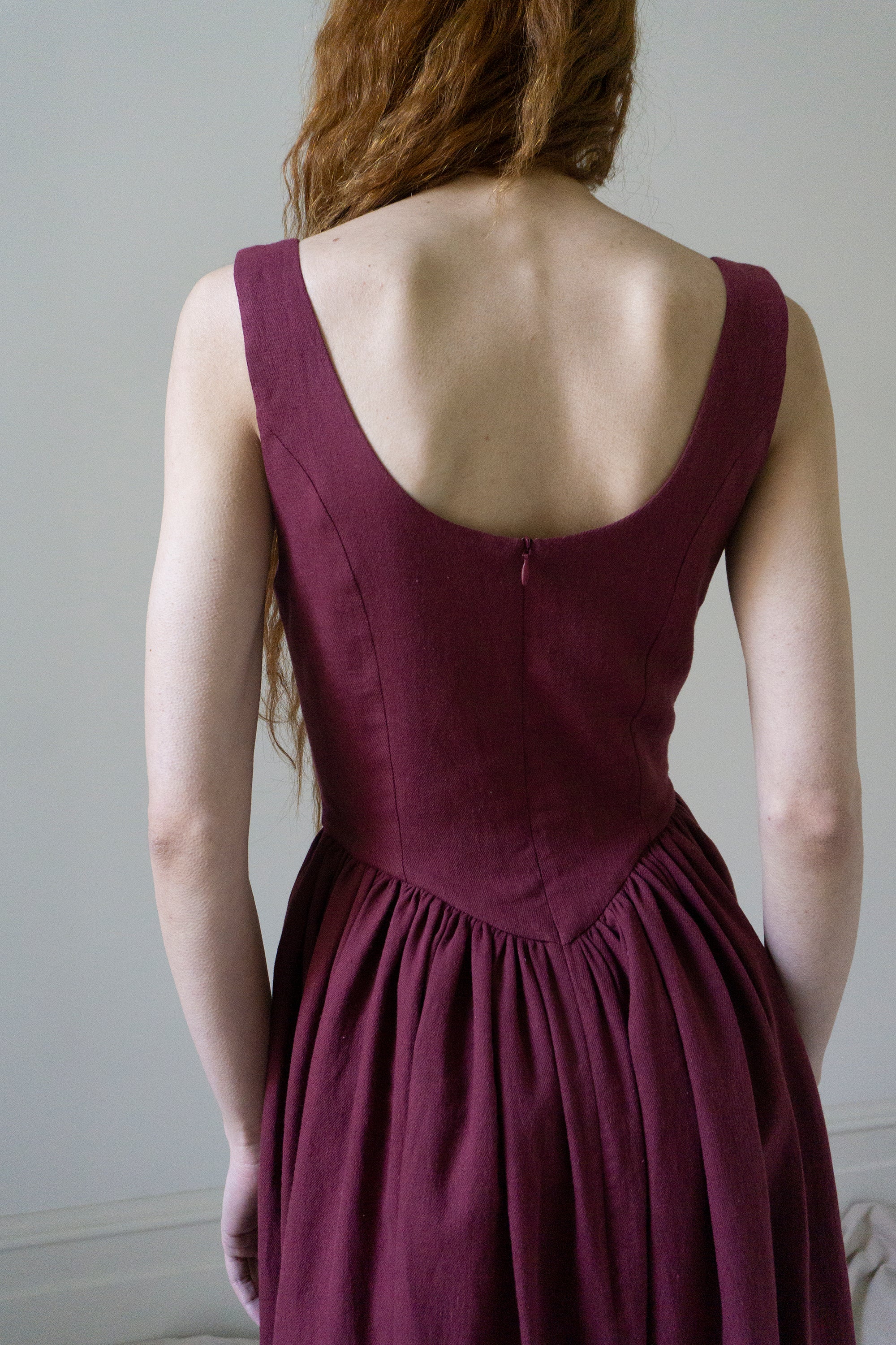 Hemlock Dress - Burgundy