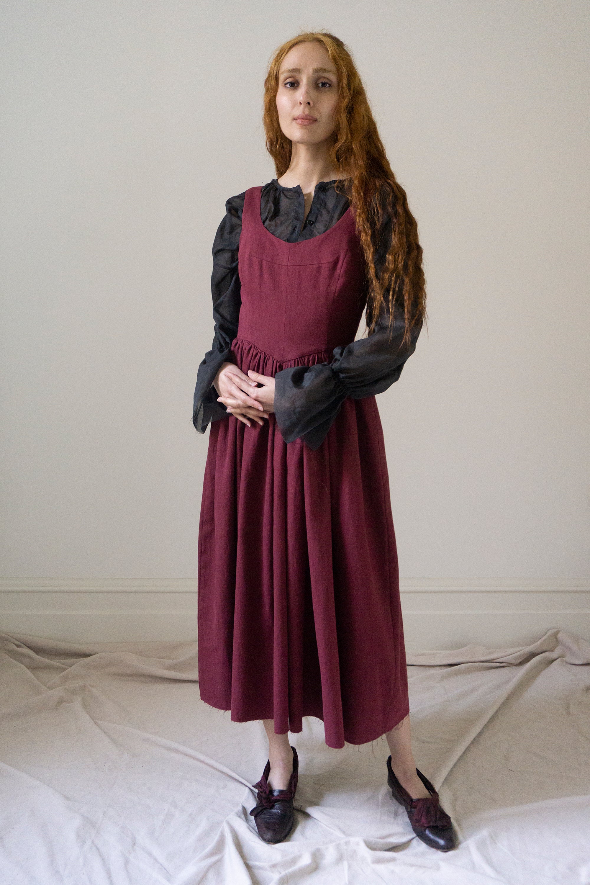 Hemlock Dress - Burgundy