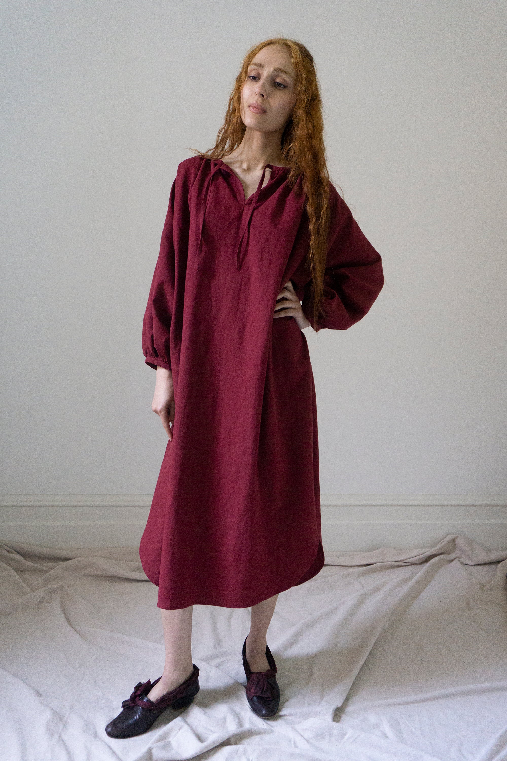 Orion Dress - Dark Red