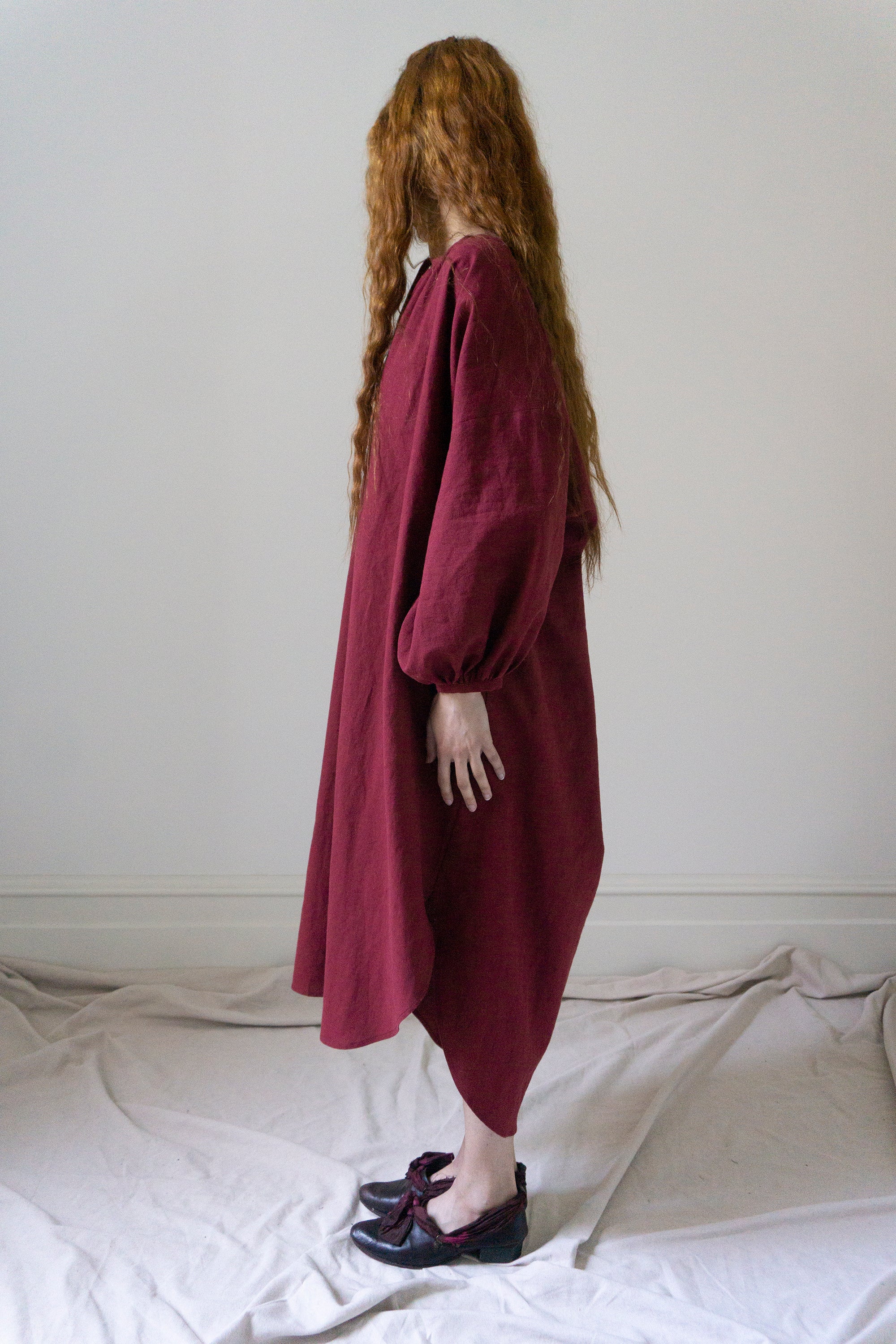 Orion Dress - Dark Red