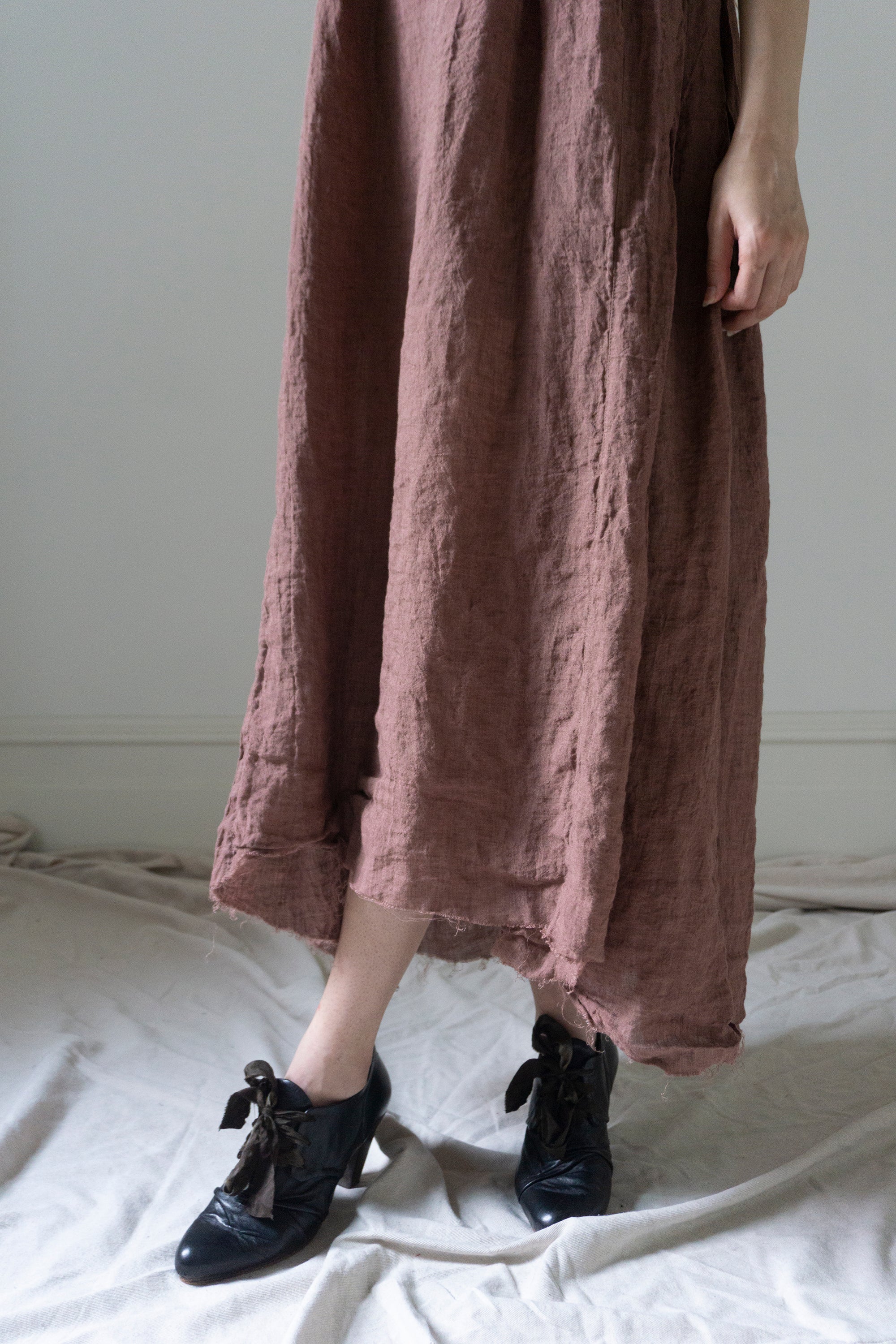 Orla Linen Dress - Rose