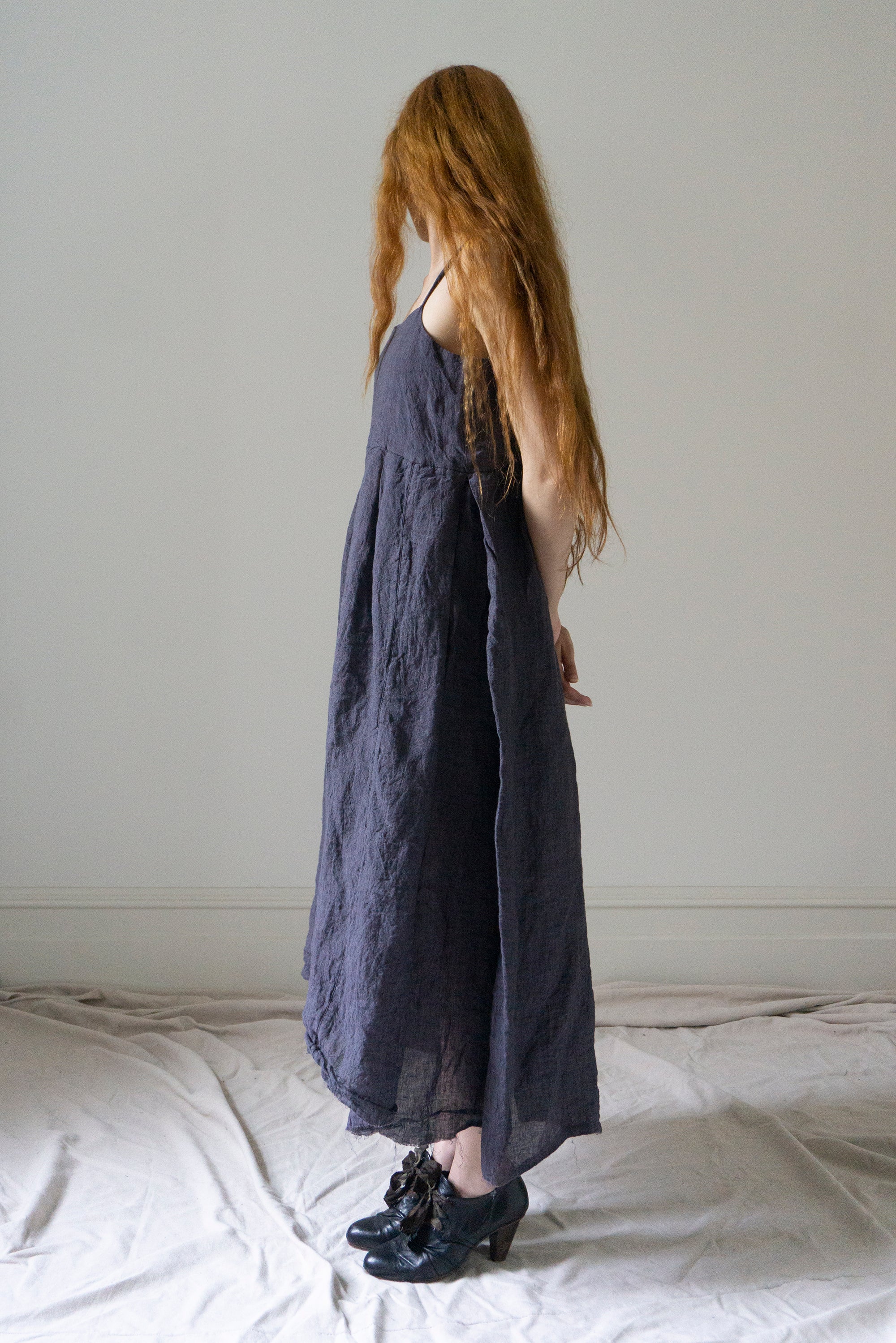 Orla Linen Dress - Sloe