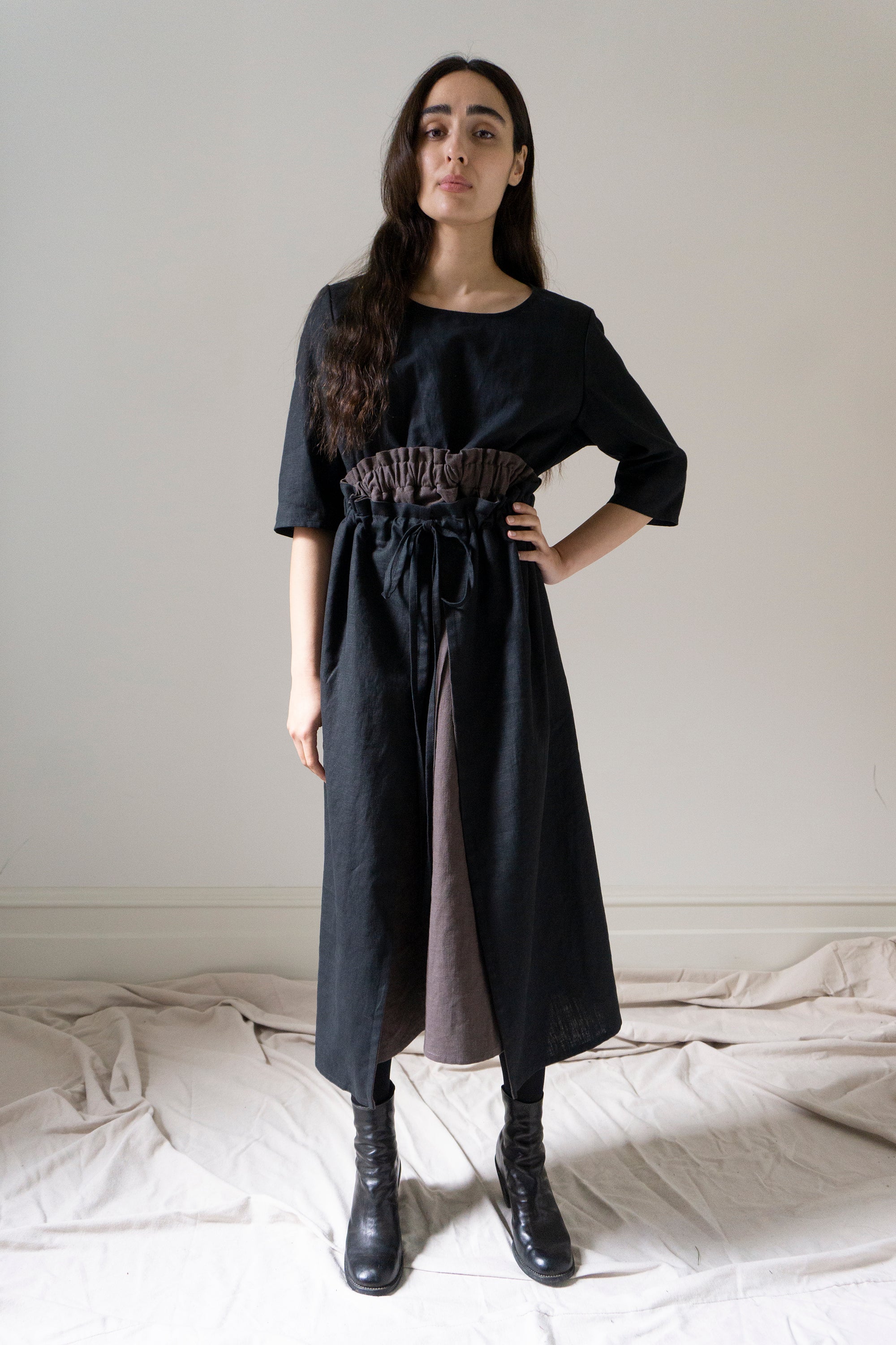Albertine Linen Dress