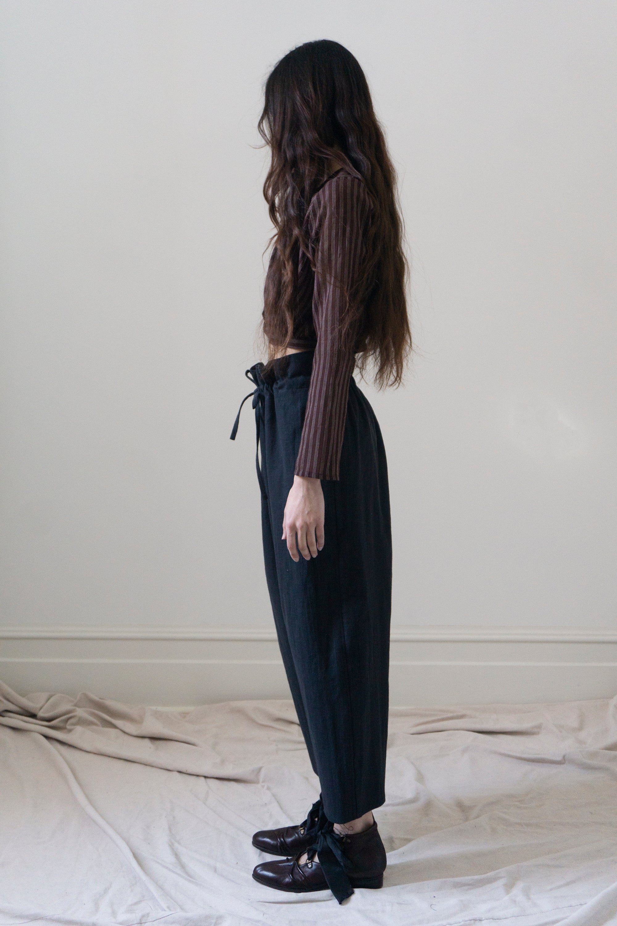 Callisto Top - Mahogany Stripe