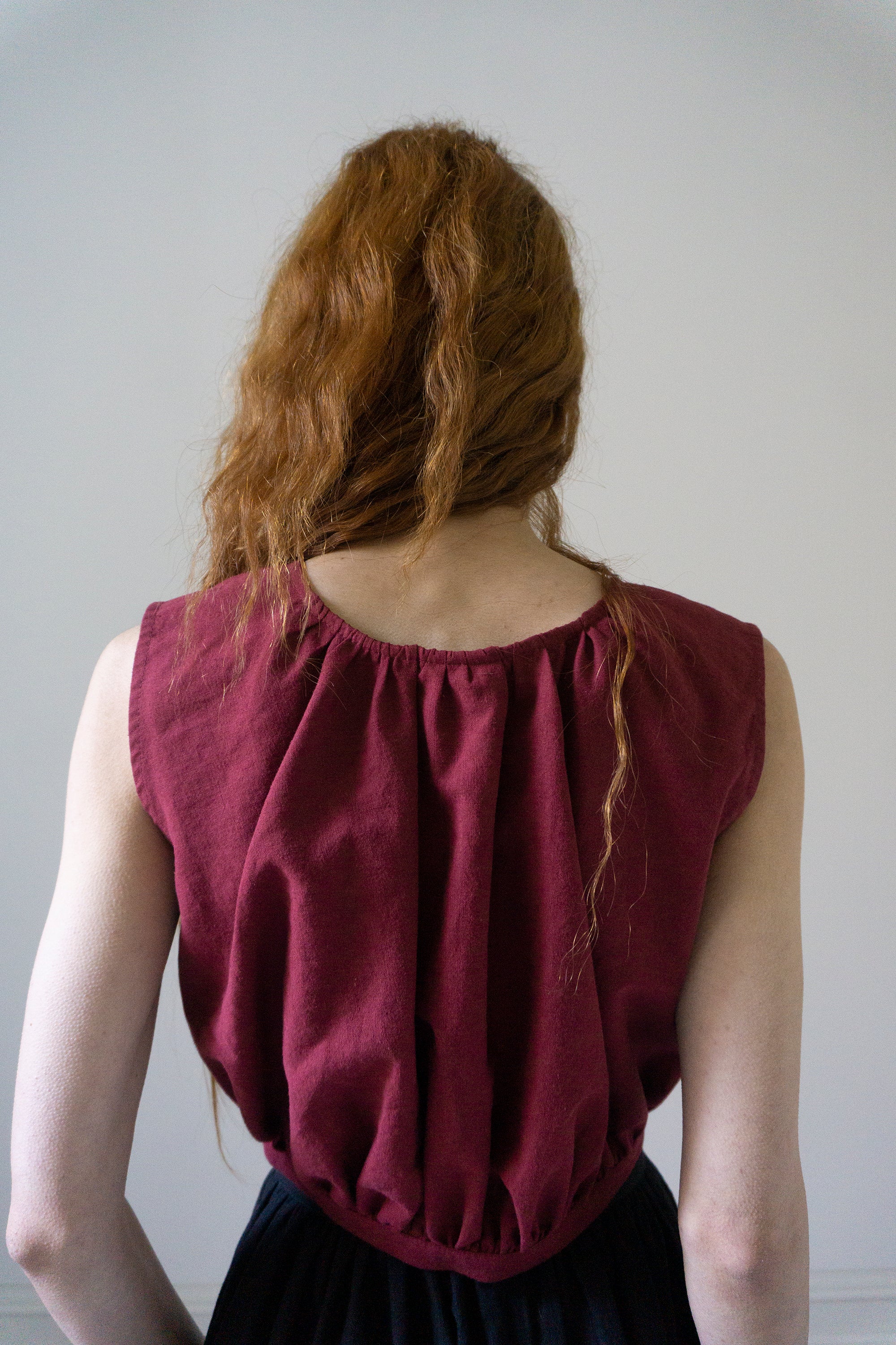 Viola Top - Dark Red