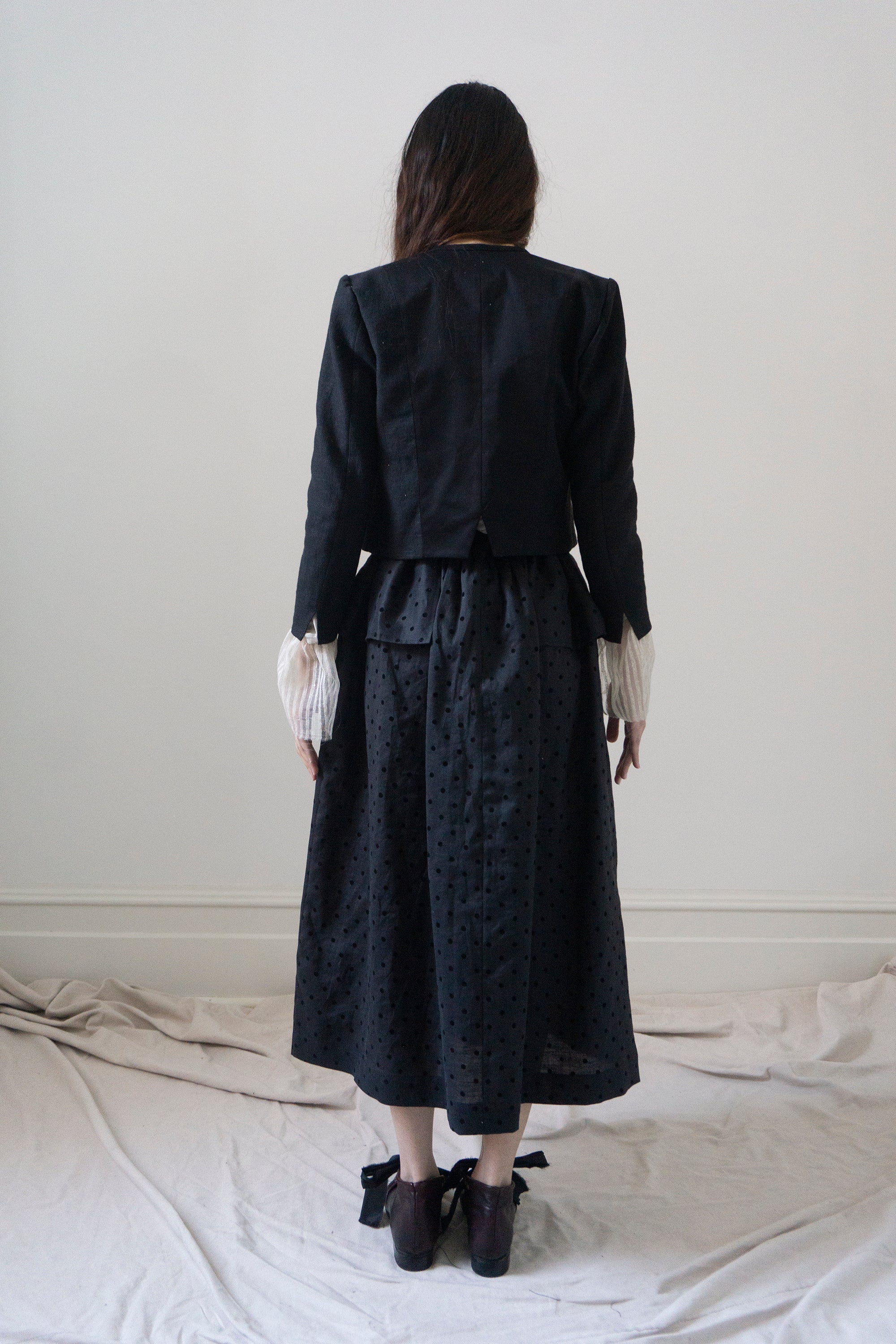 Rima Linen Jacket - Black