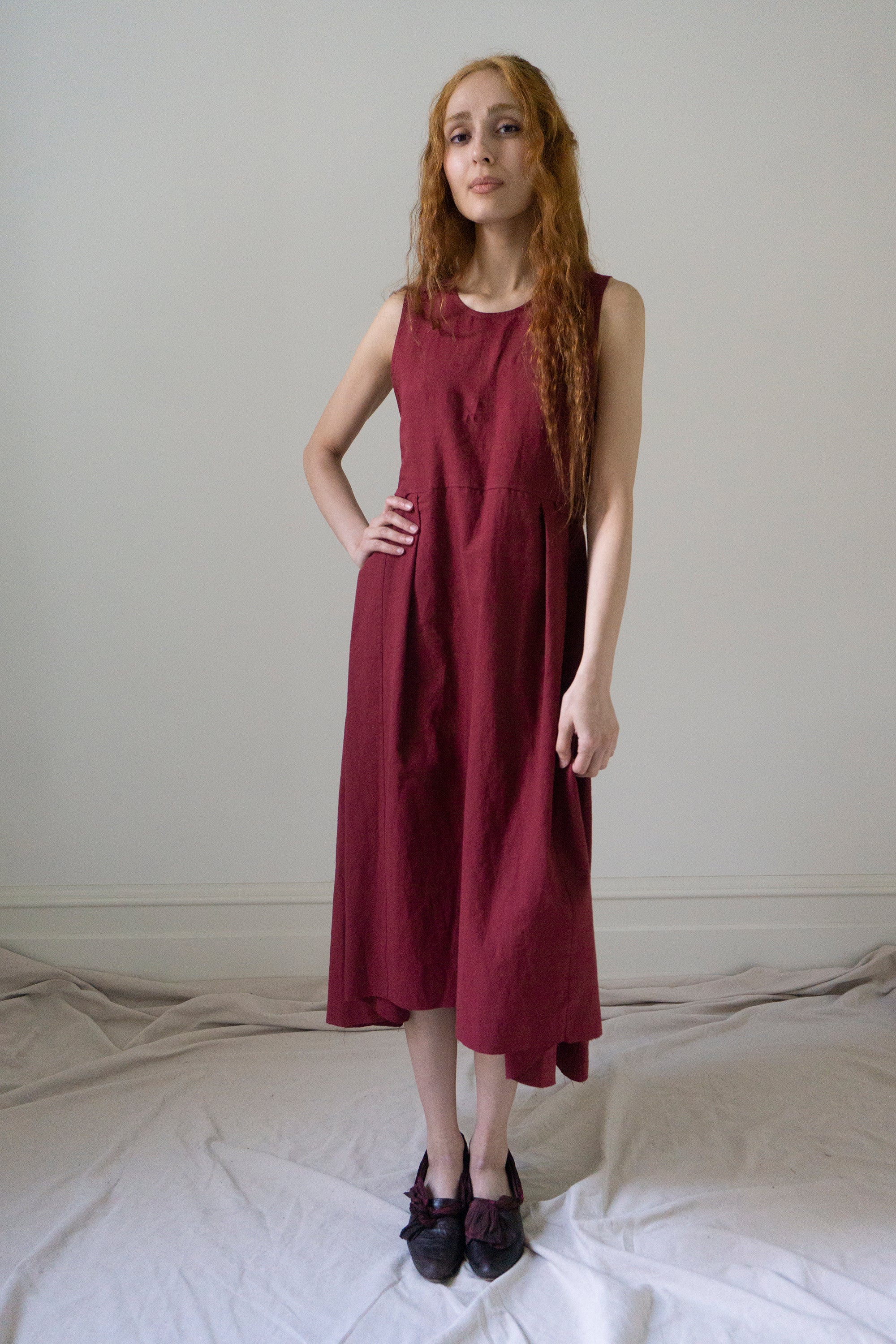 Seraphina Dress - Dark Red