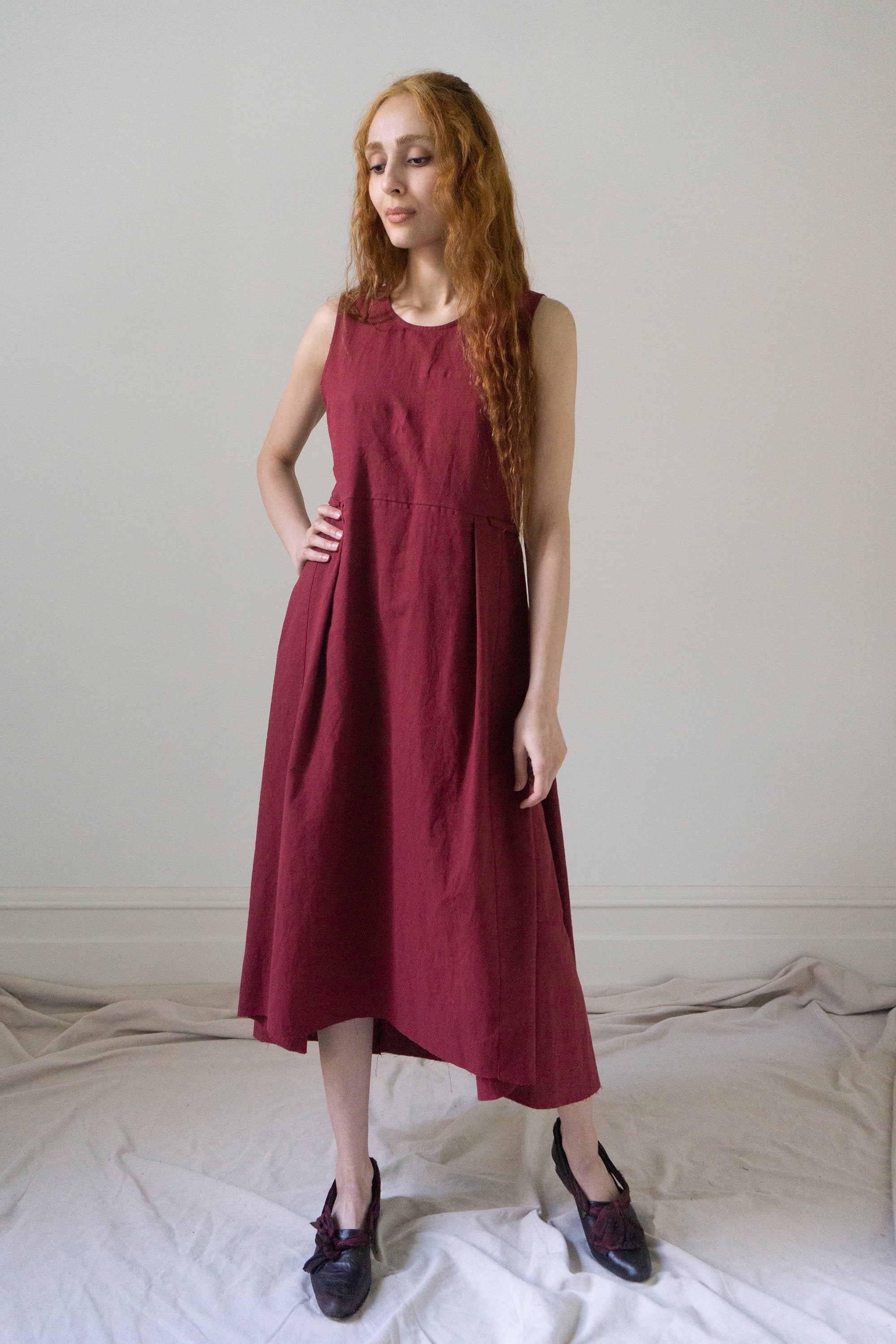 Seraphina Dress - Dark Red
