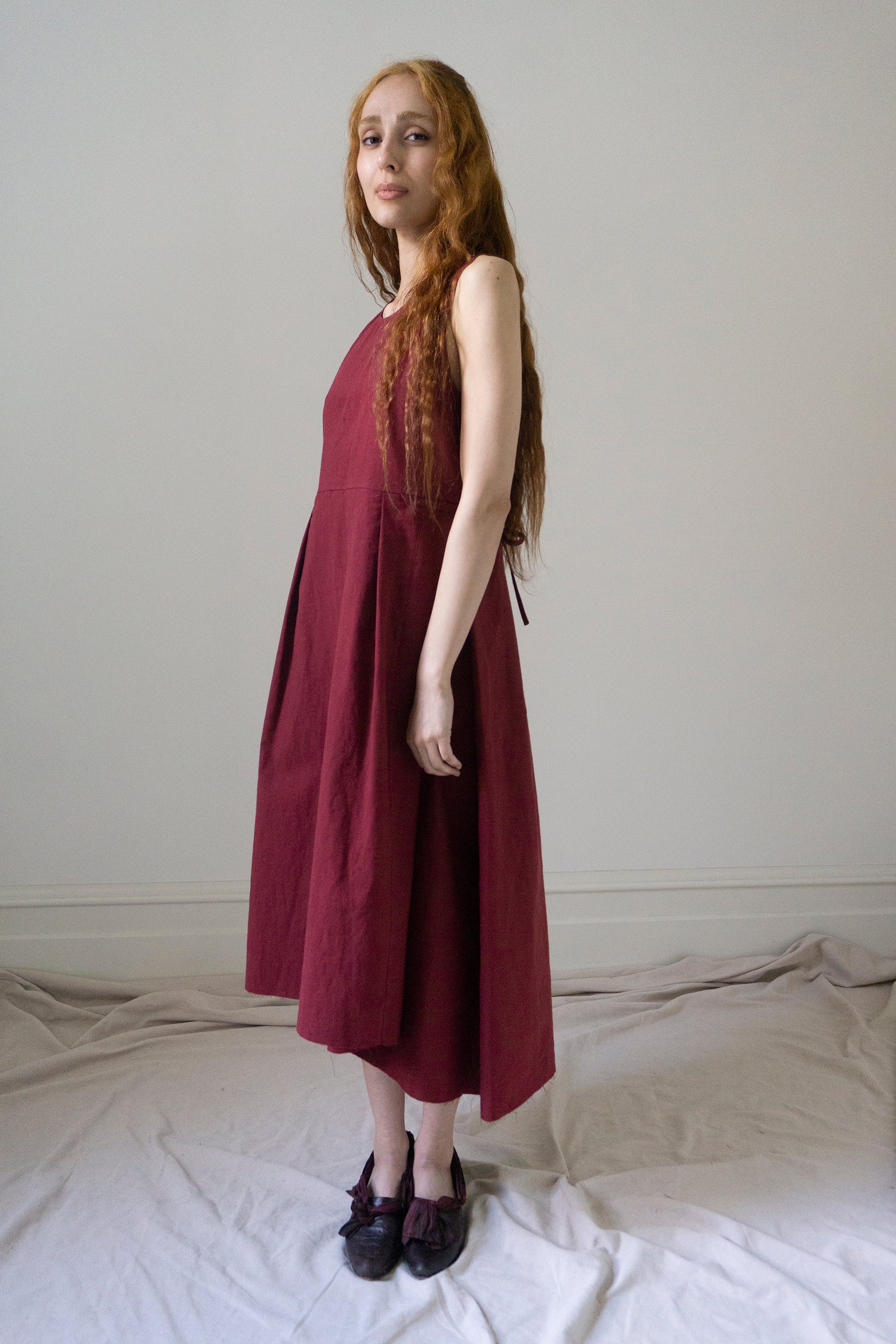 Seraphina Dress - Dark Red