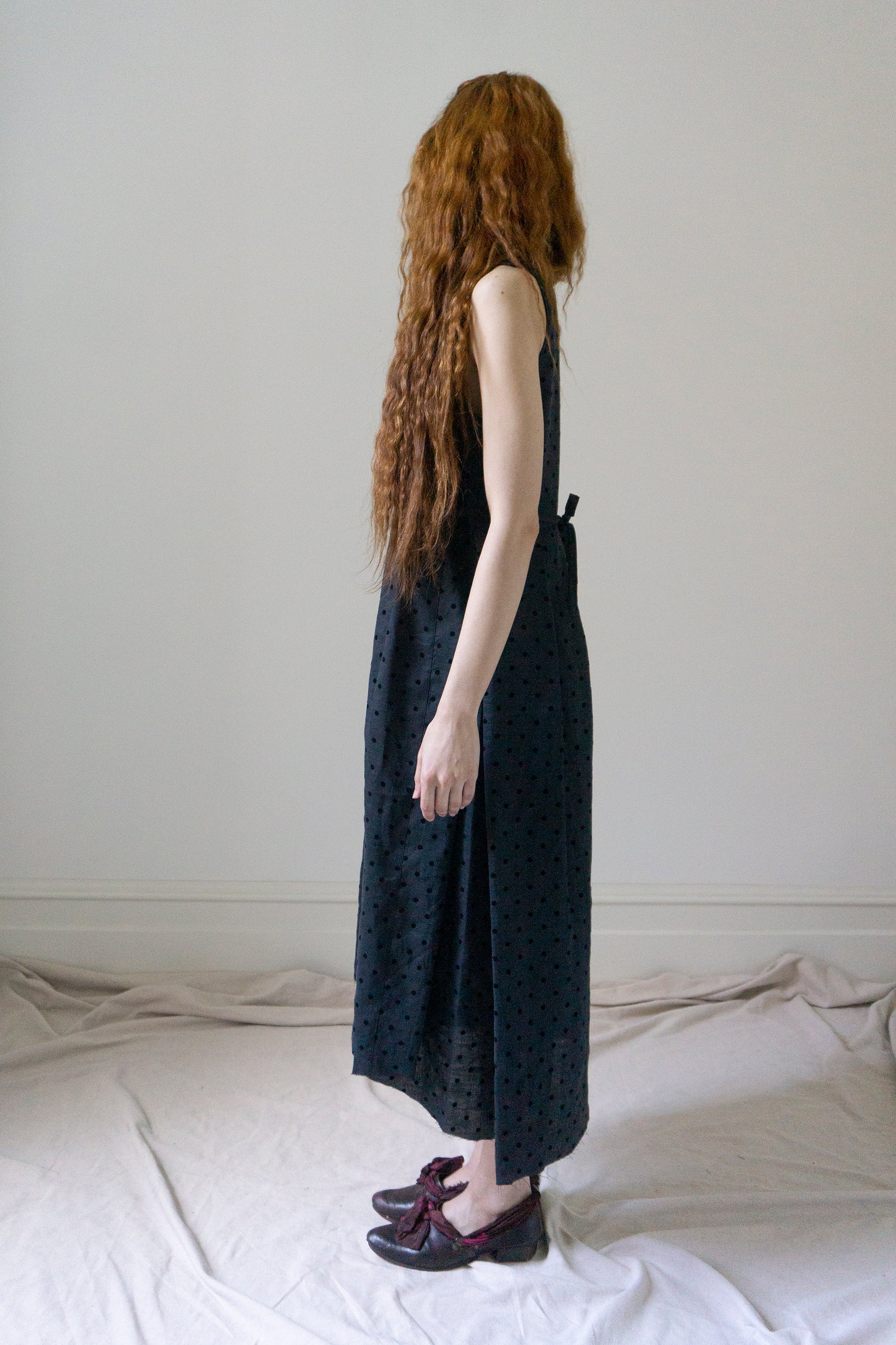 Seraphina Dress - Black Dotted Swiss