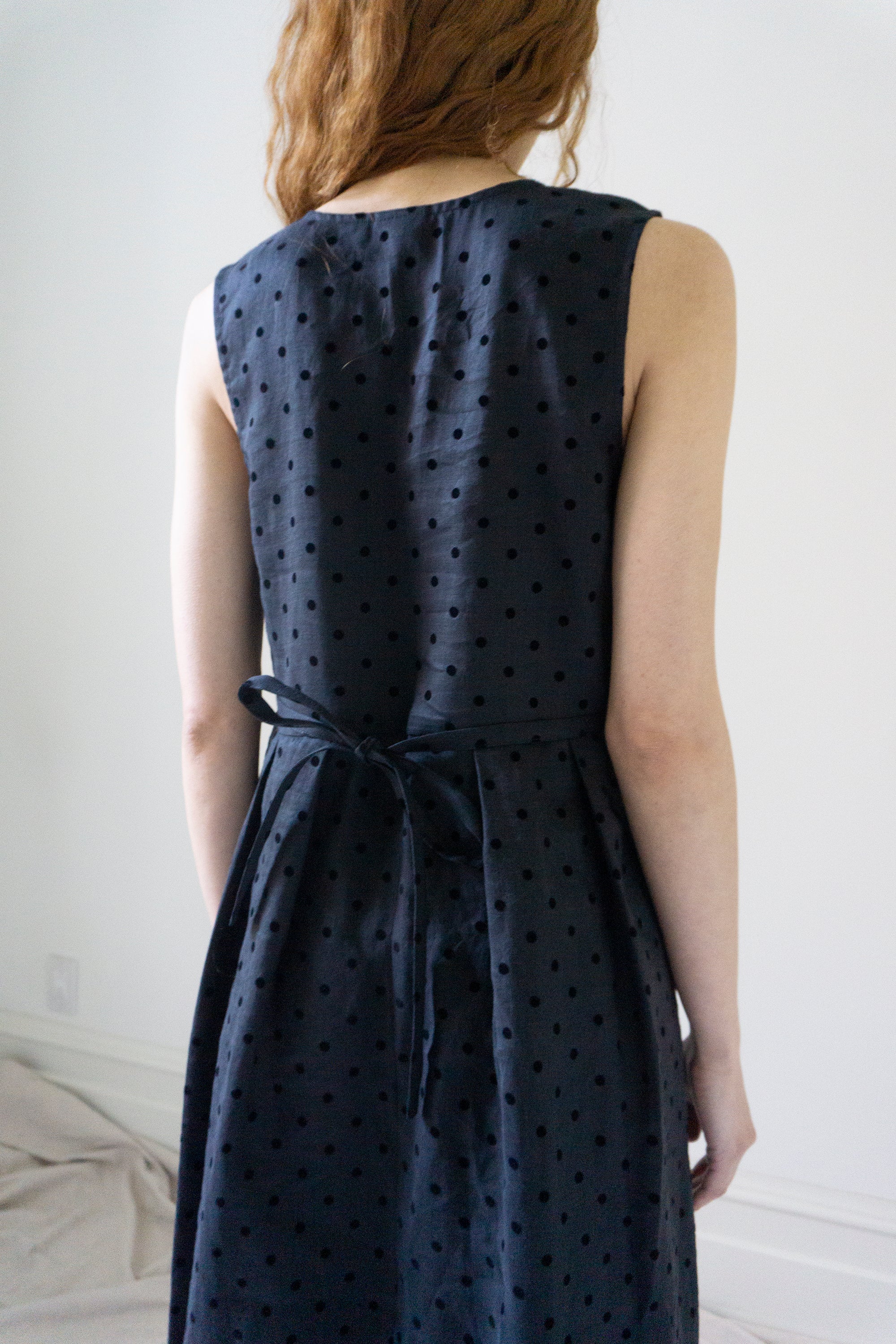 Seraphina Dress - Black Dotted Swiss