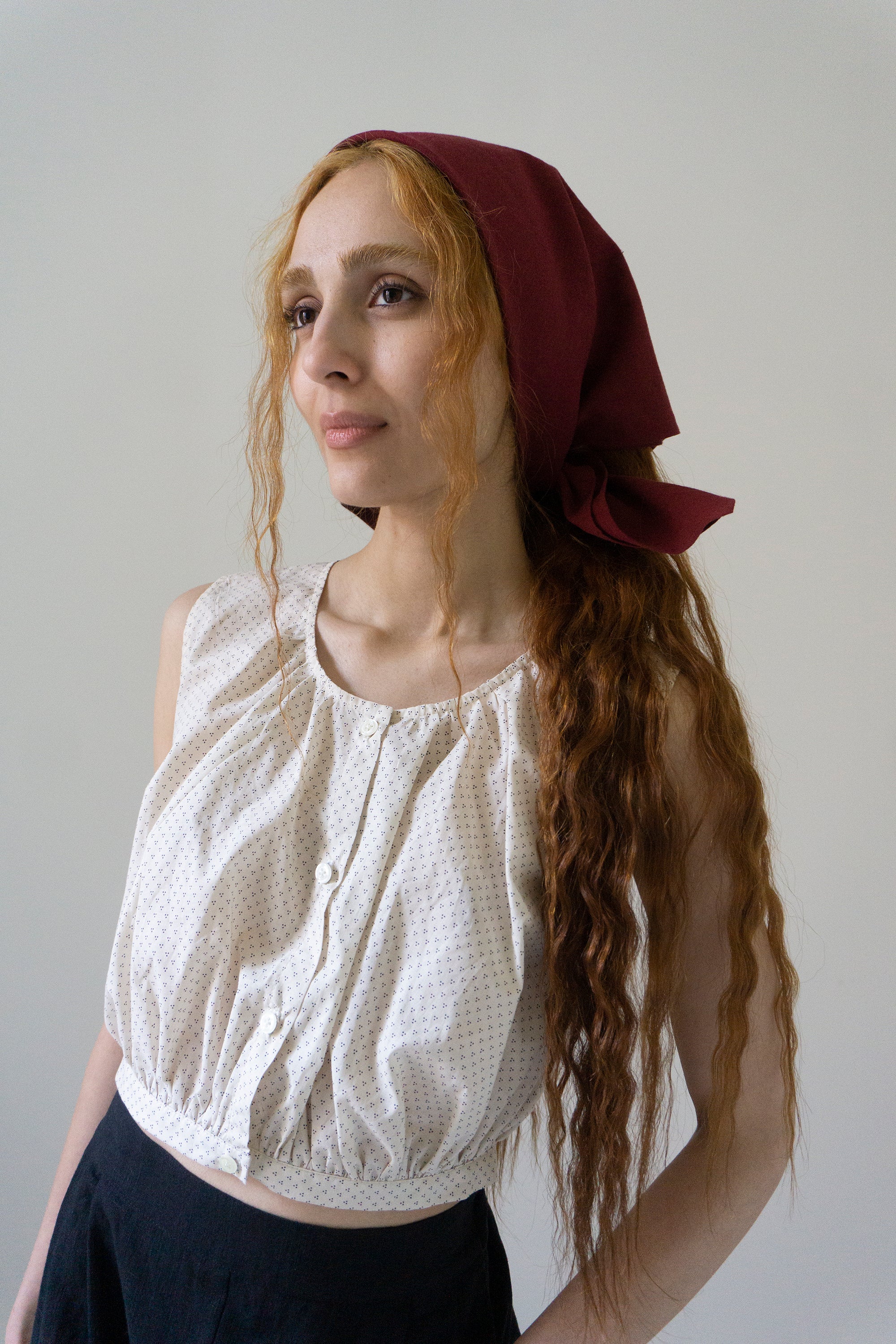 Scarf - Dark Red