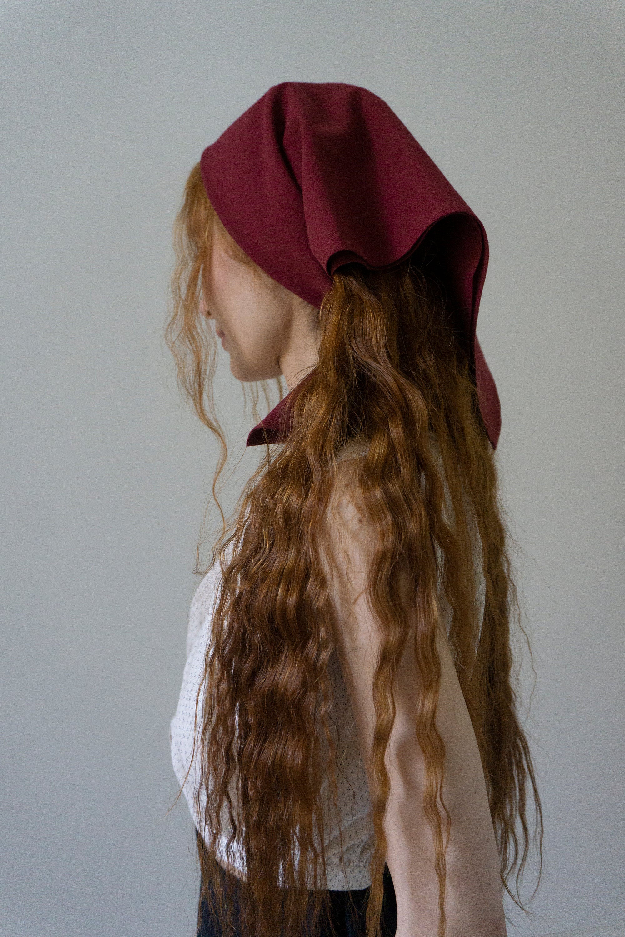 Scarf - Dark Red