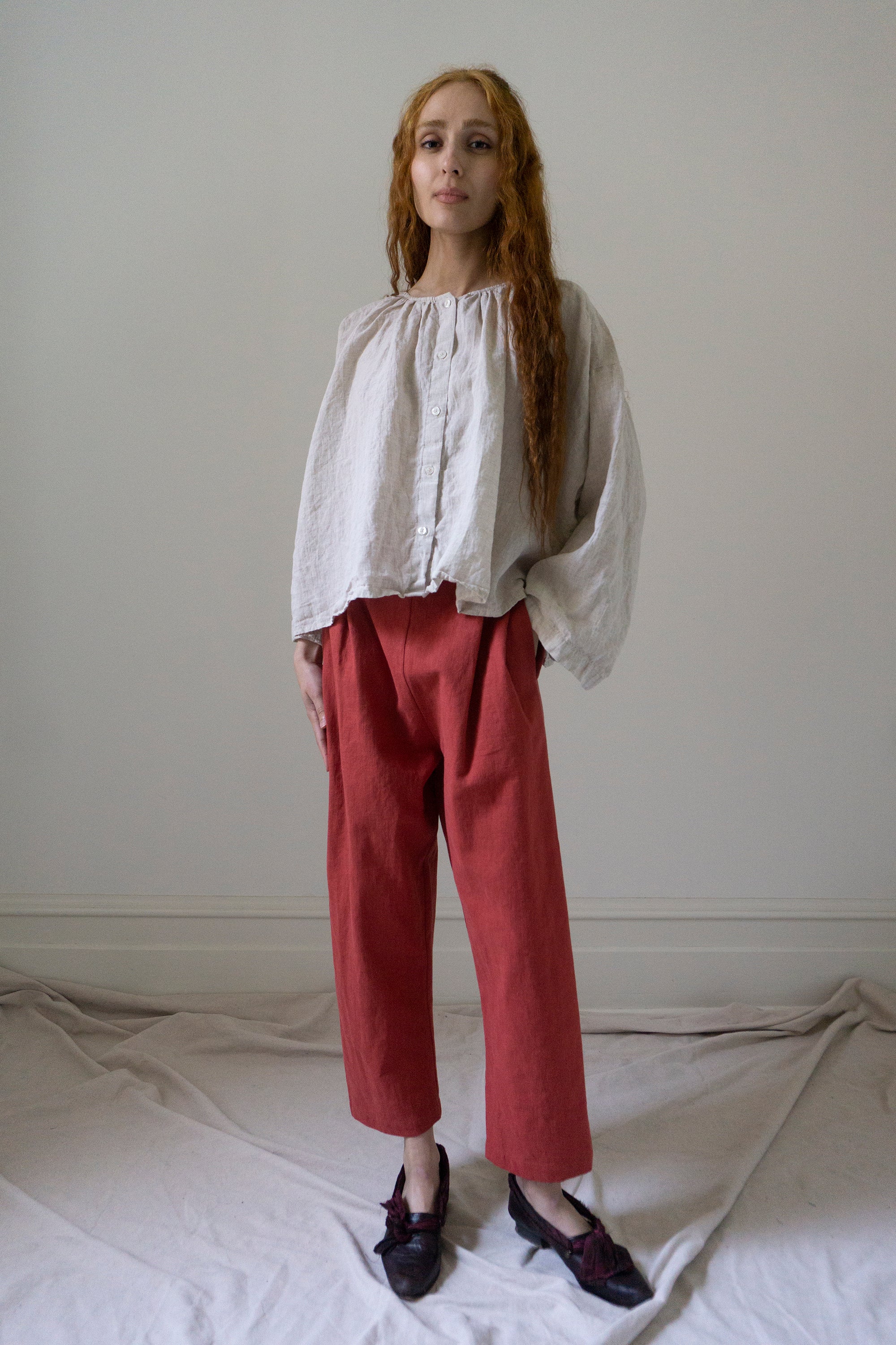 Sidonie Trousers - Cerise
