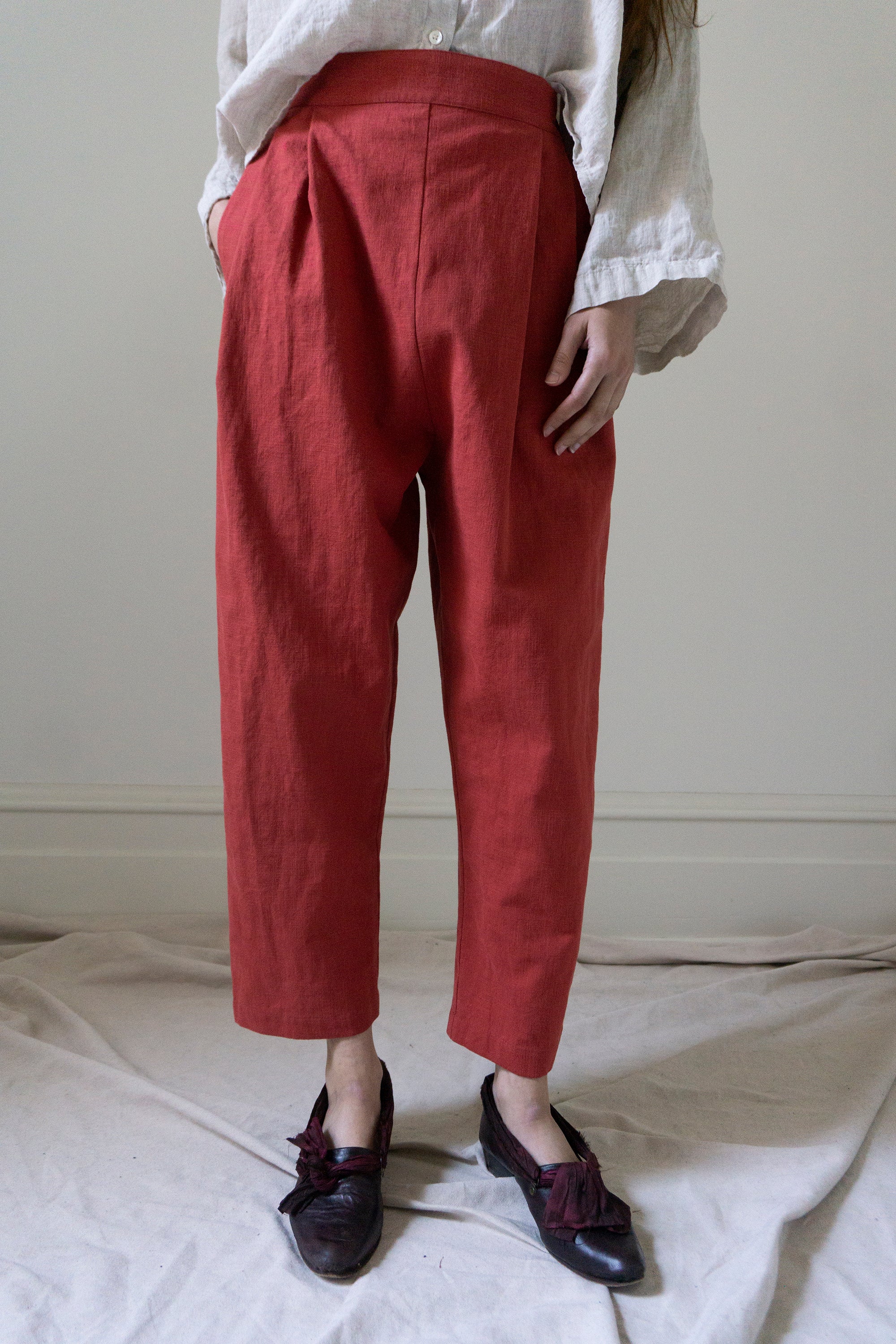Sidonie Trousers - Cerise