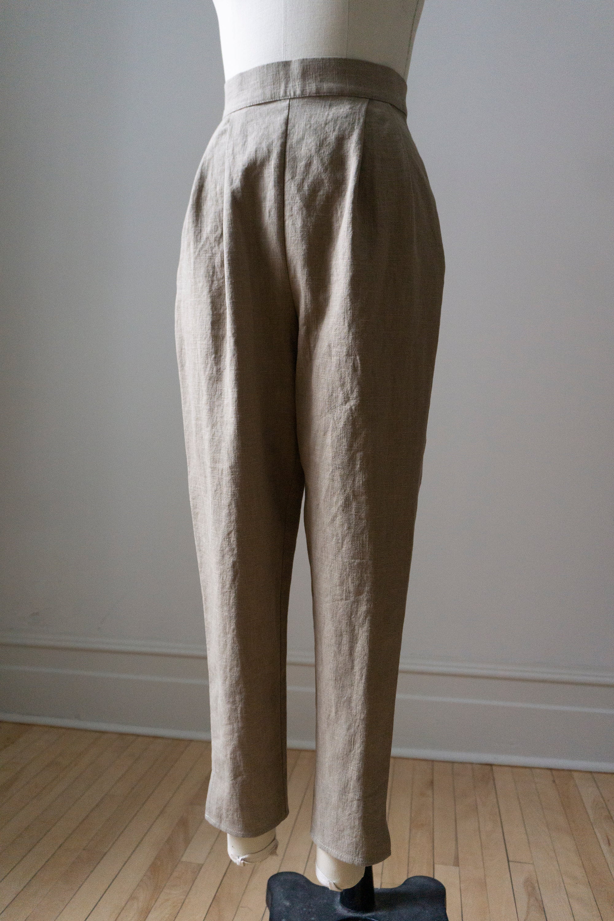 Simone trousers driftwood linen (SIZE S)