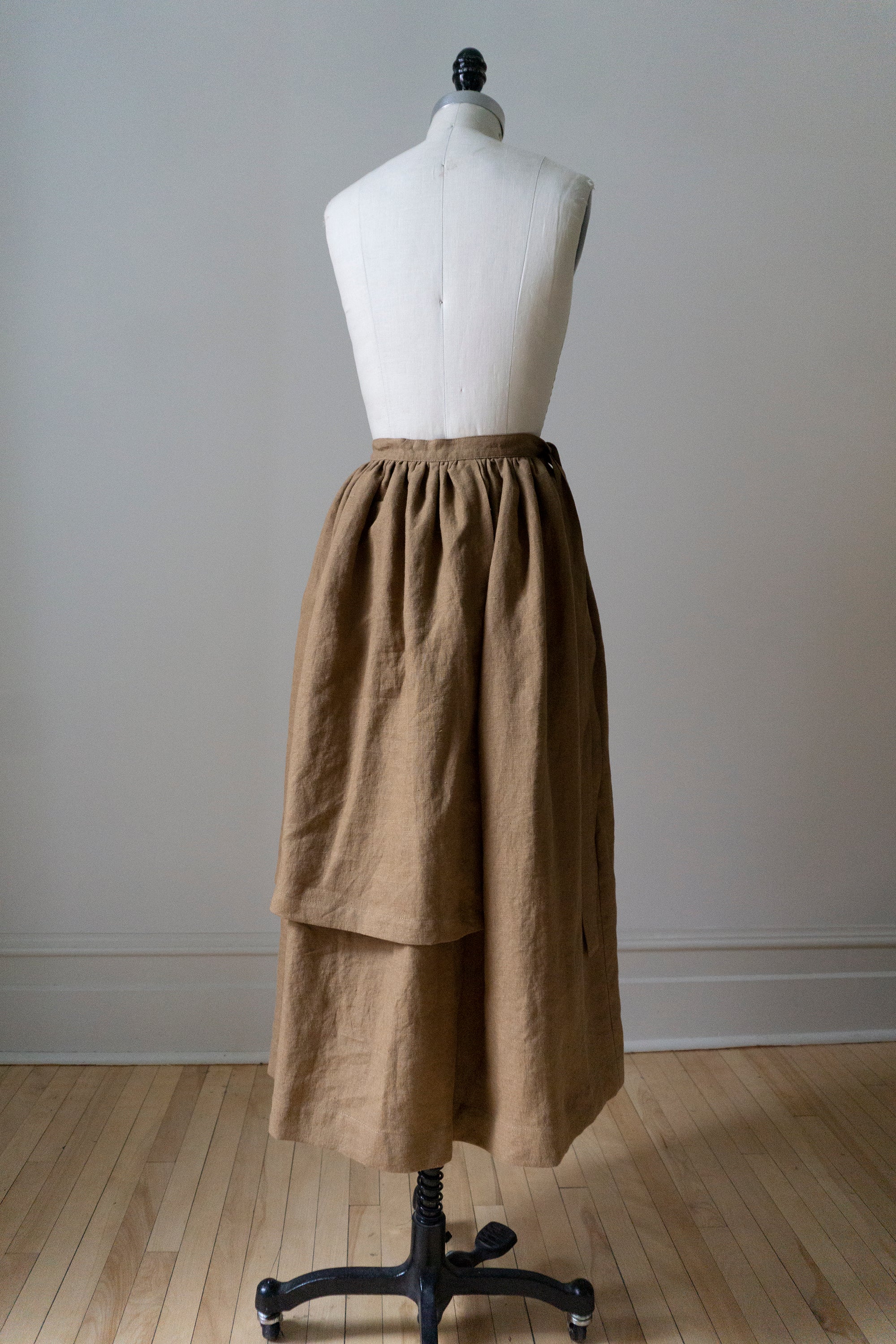 Solange Linen Skirt - Willow (SIZE L)