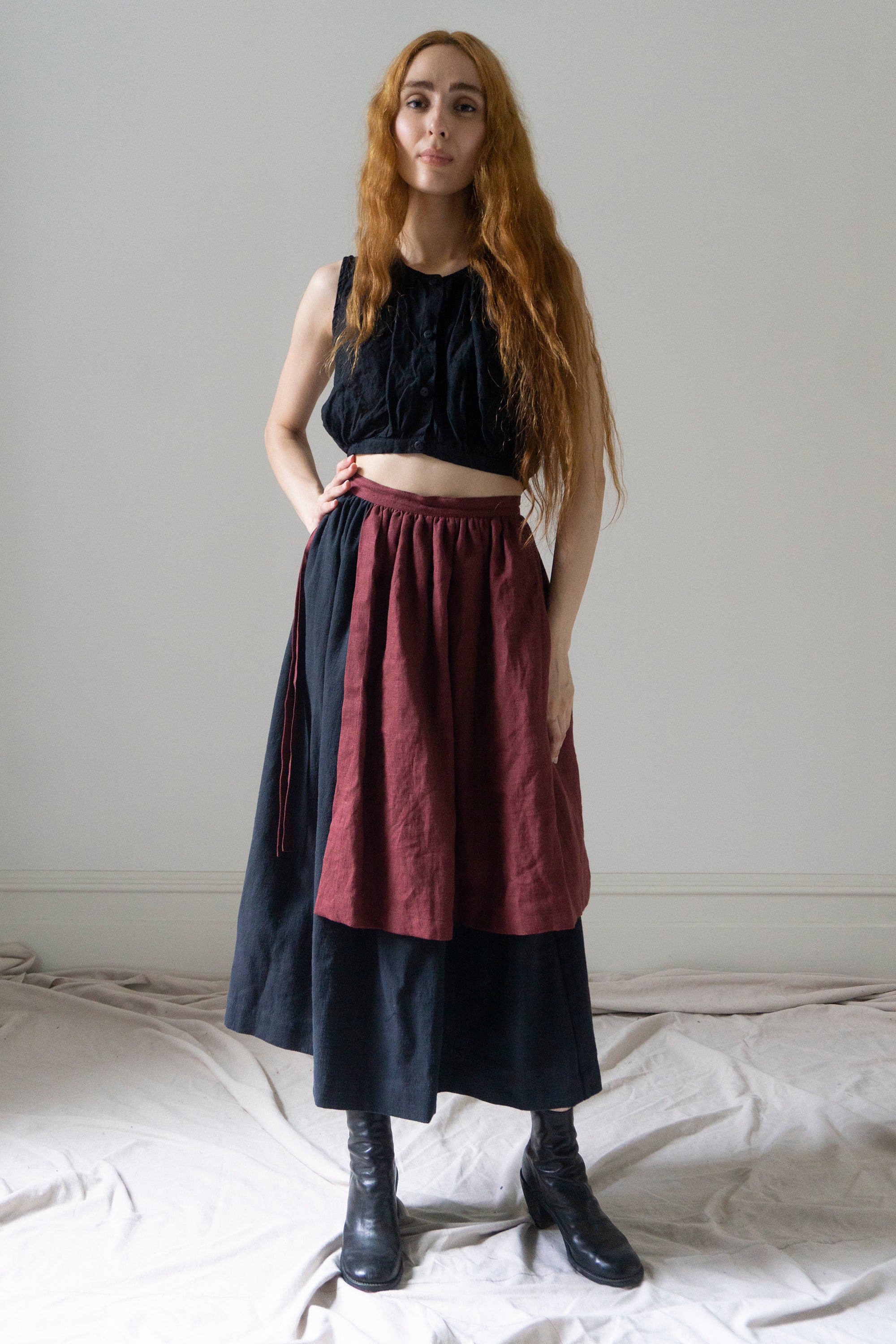 Solange Linen Skirt