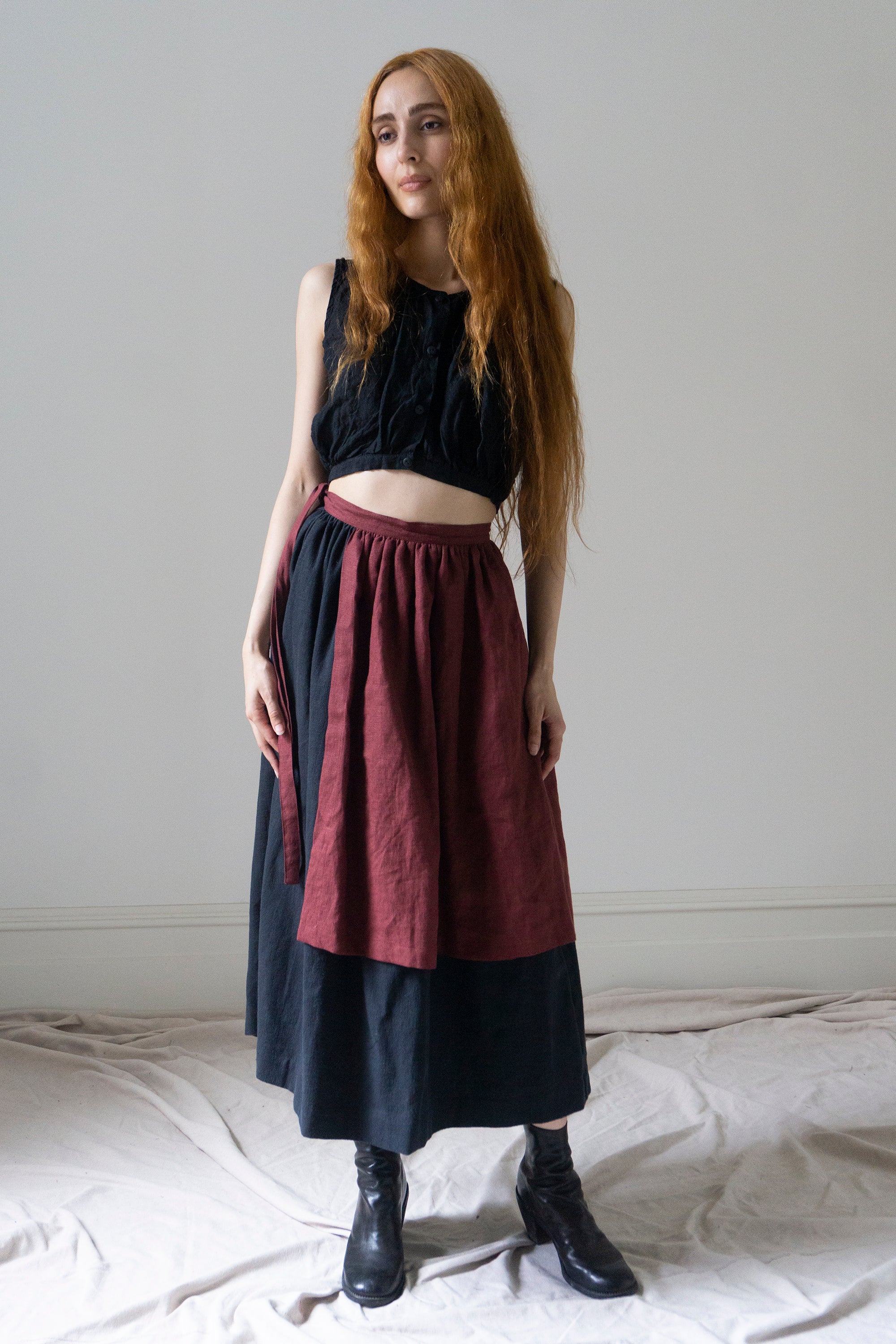 Solange Linen Skirt
