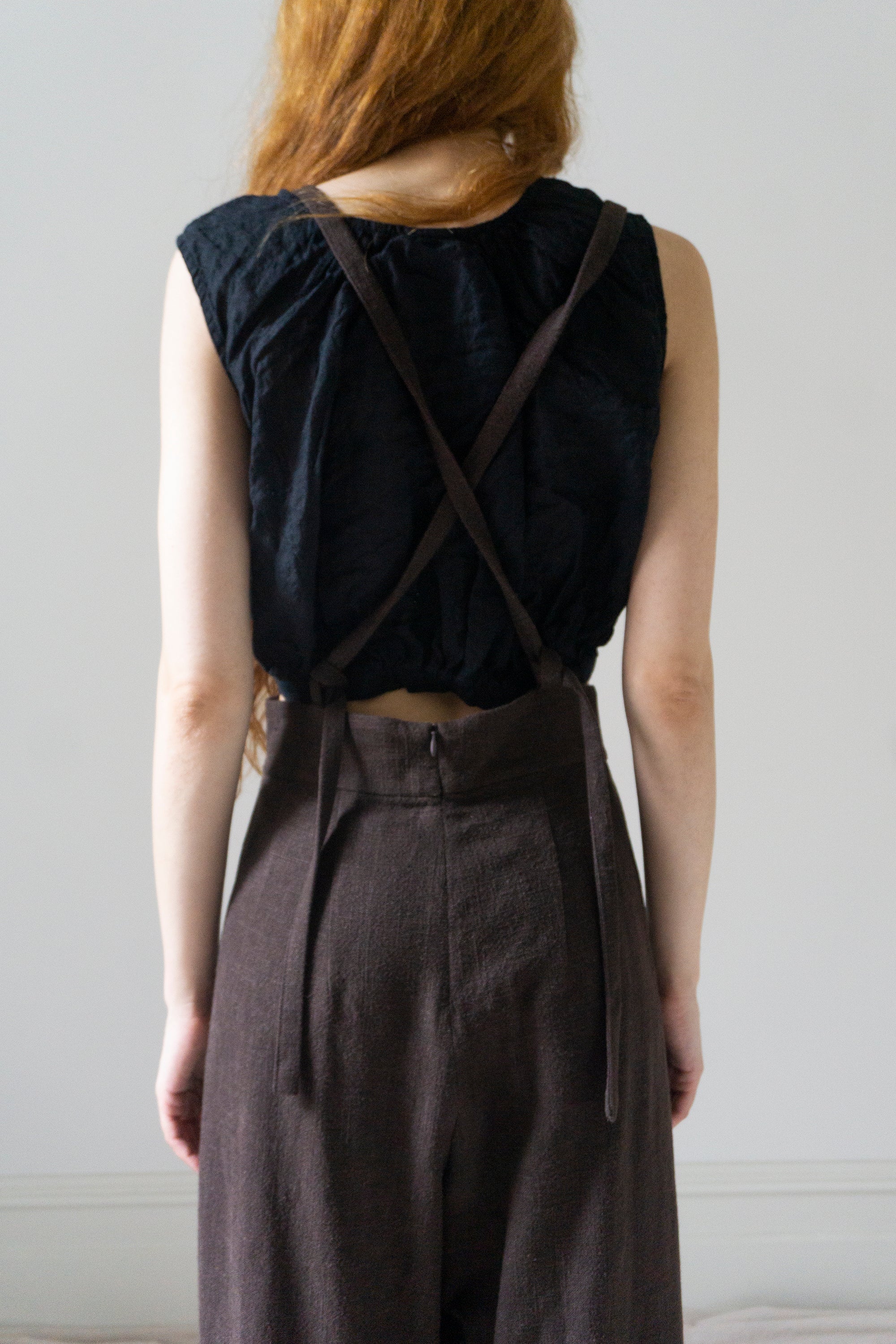 Darcy Suspender Trousers - Clove