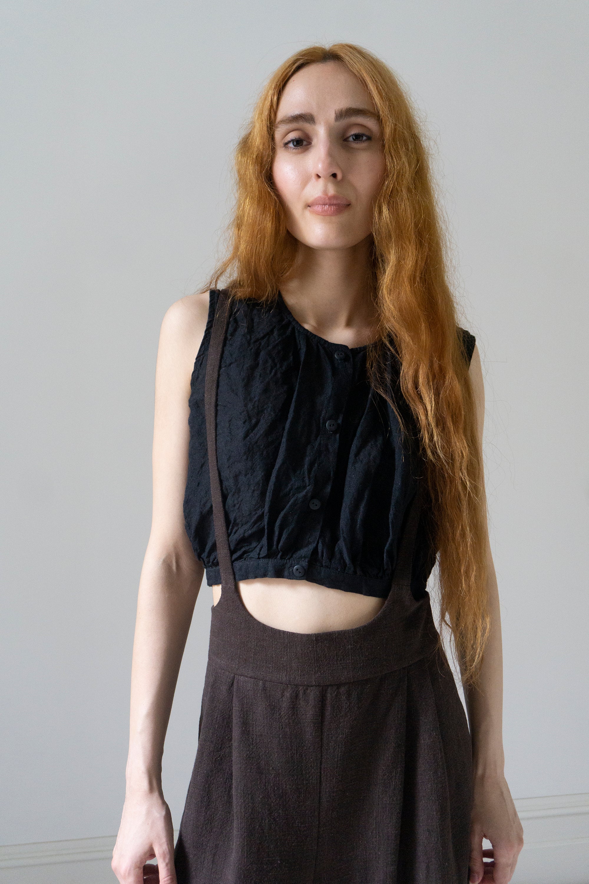 Darcy Suspender Trousers - Clove