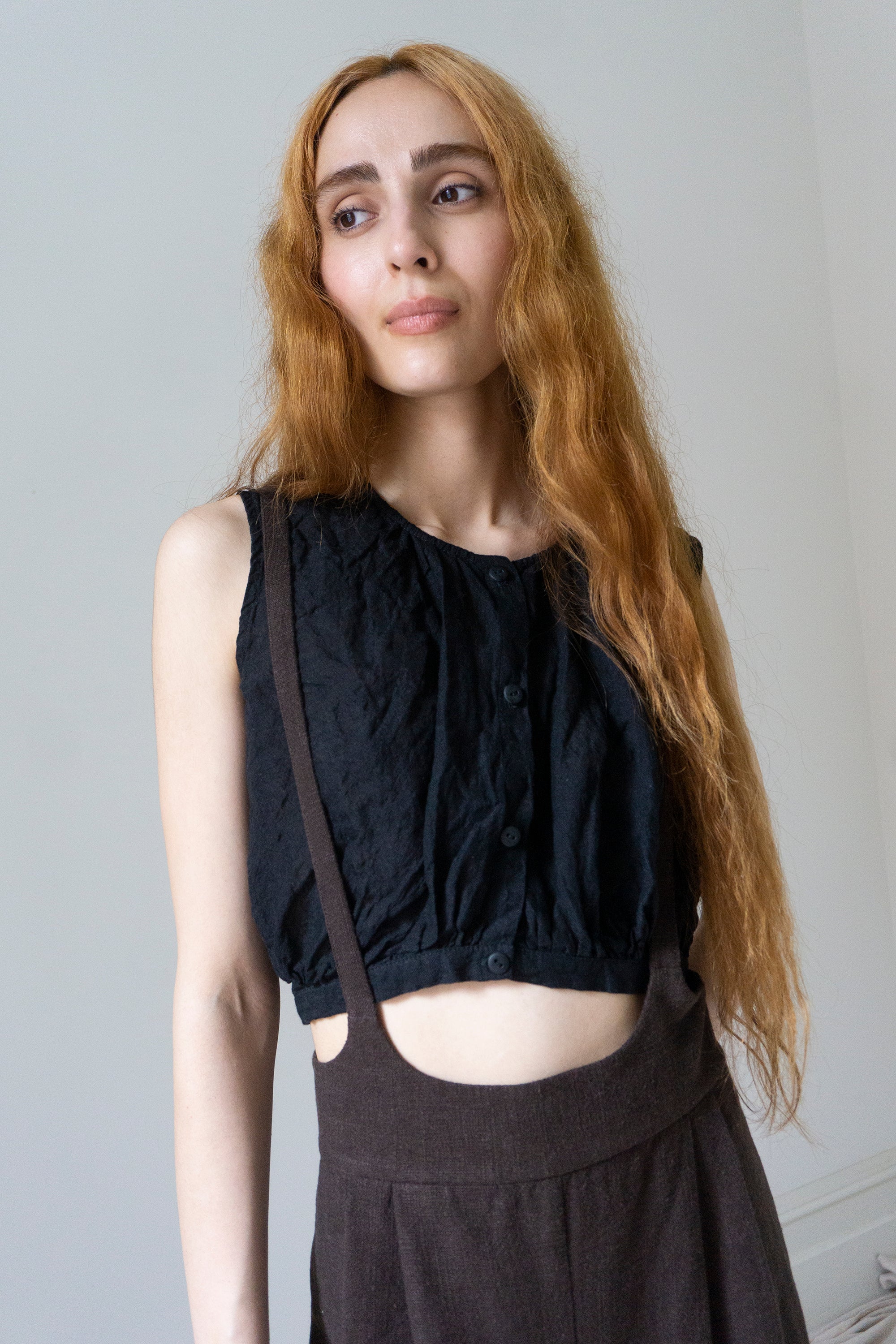 Darcy Suspender Trousers - Clove