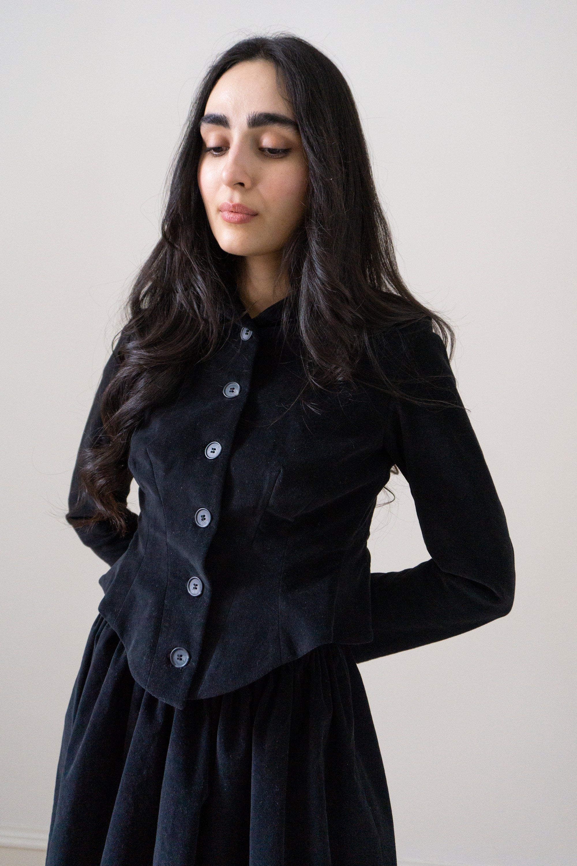 Hawthorne Jacket - Black Velvet