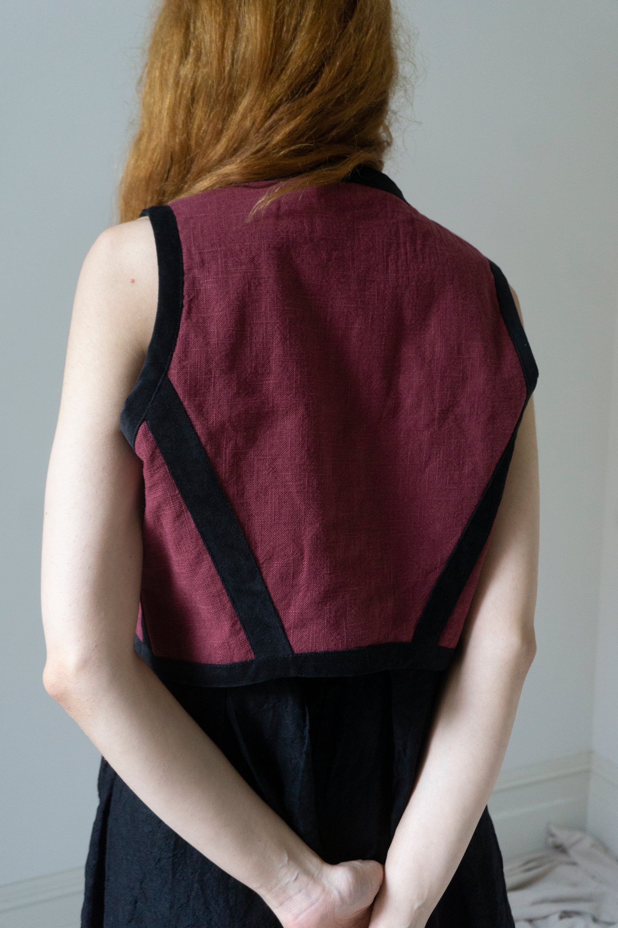 Elis Vest - Burgundy