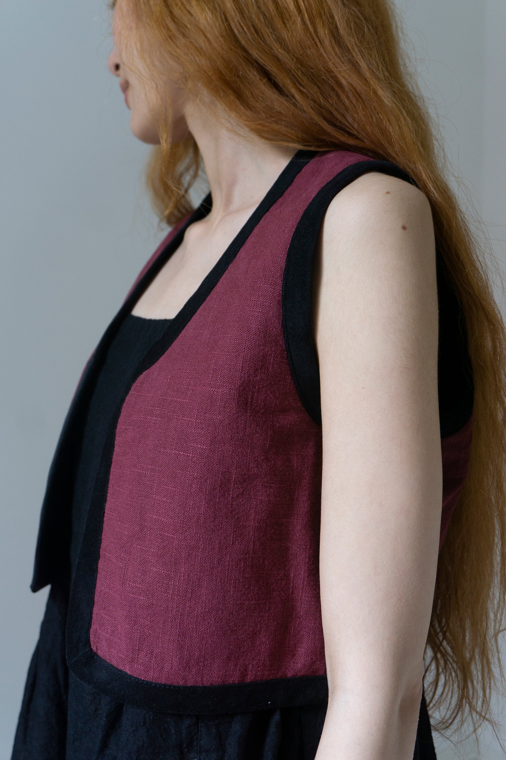 Elis Vest - Burgundy