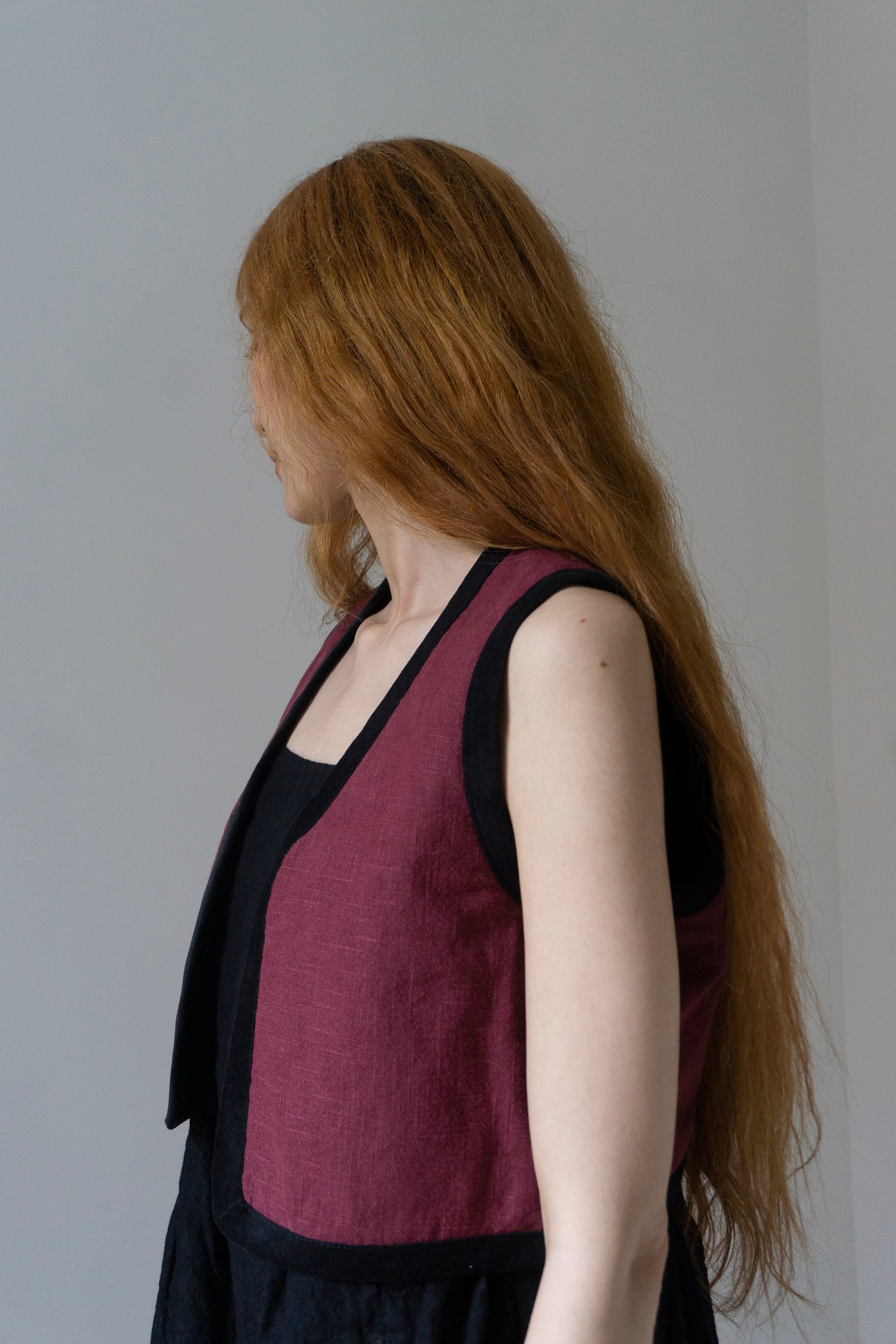 Elis Vest - Burgundy