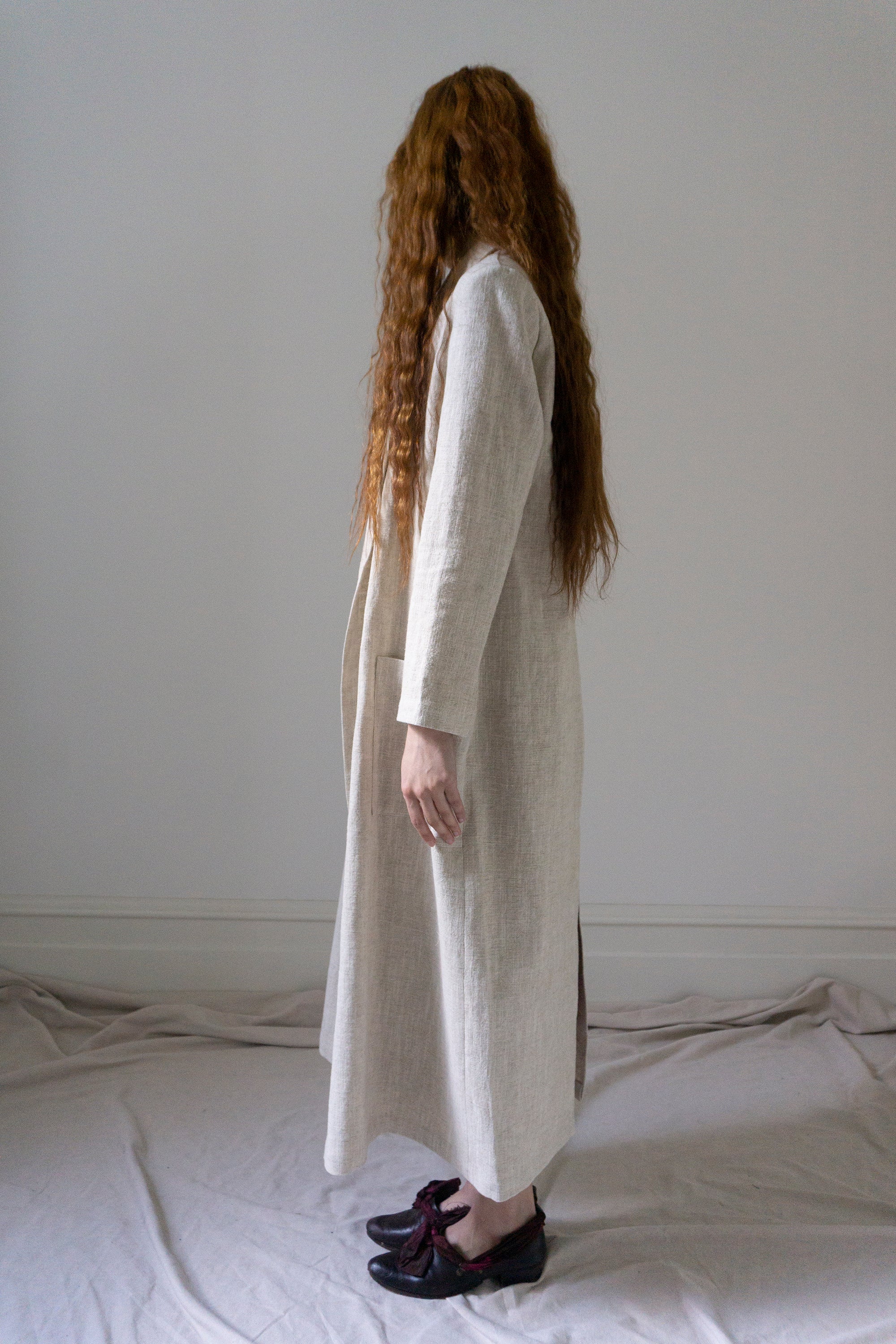 Wren Linen Jacket - Ecru