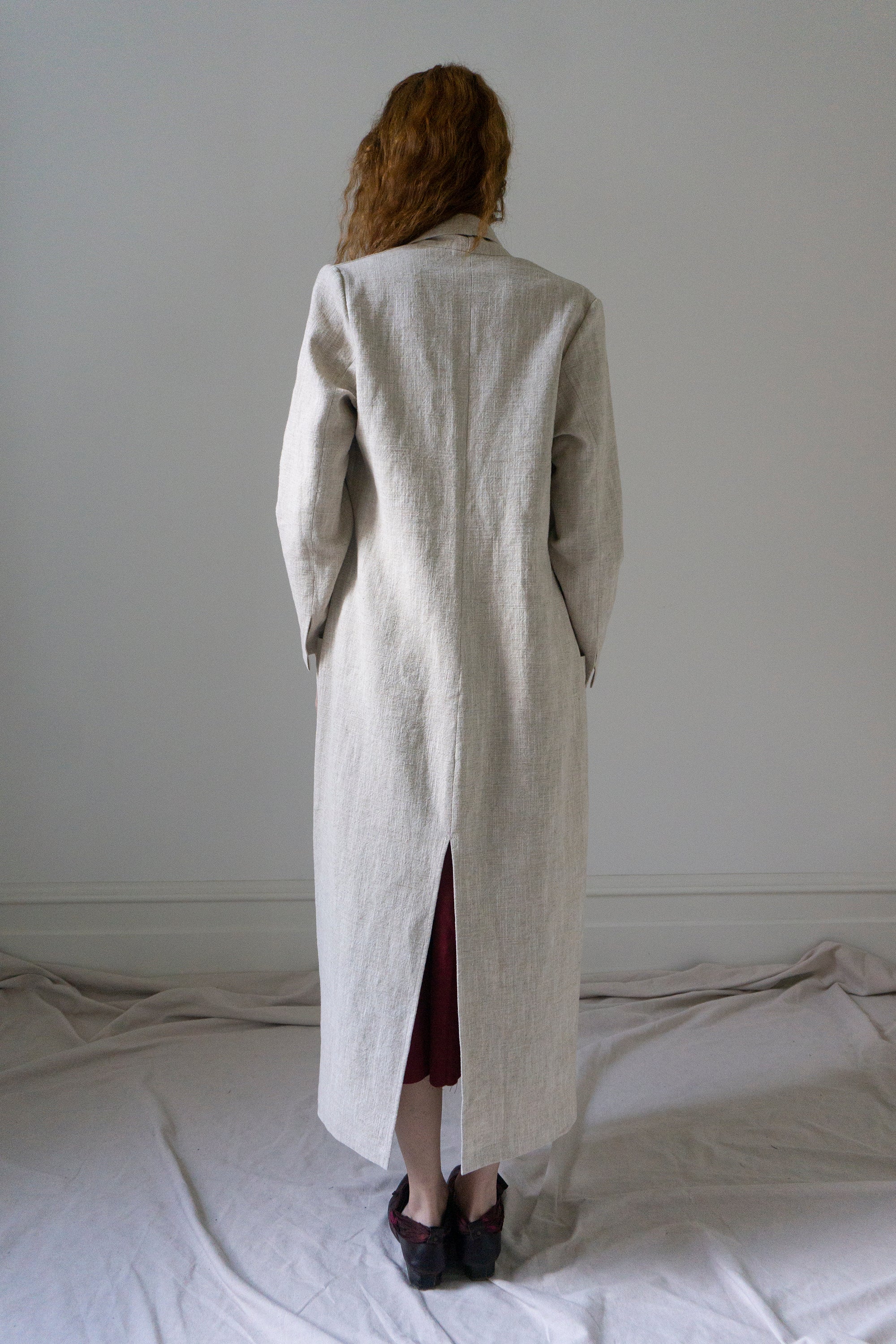 Wren Linen Jacket - Ecru